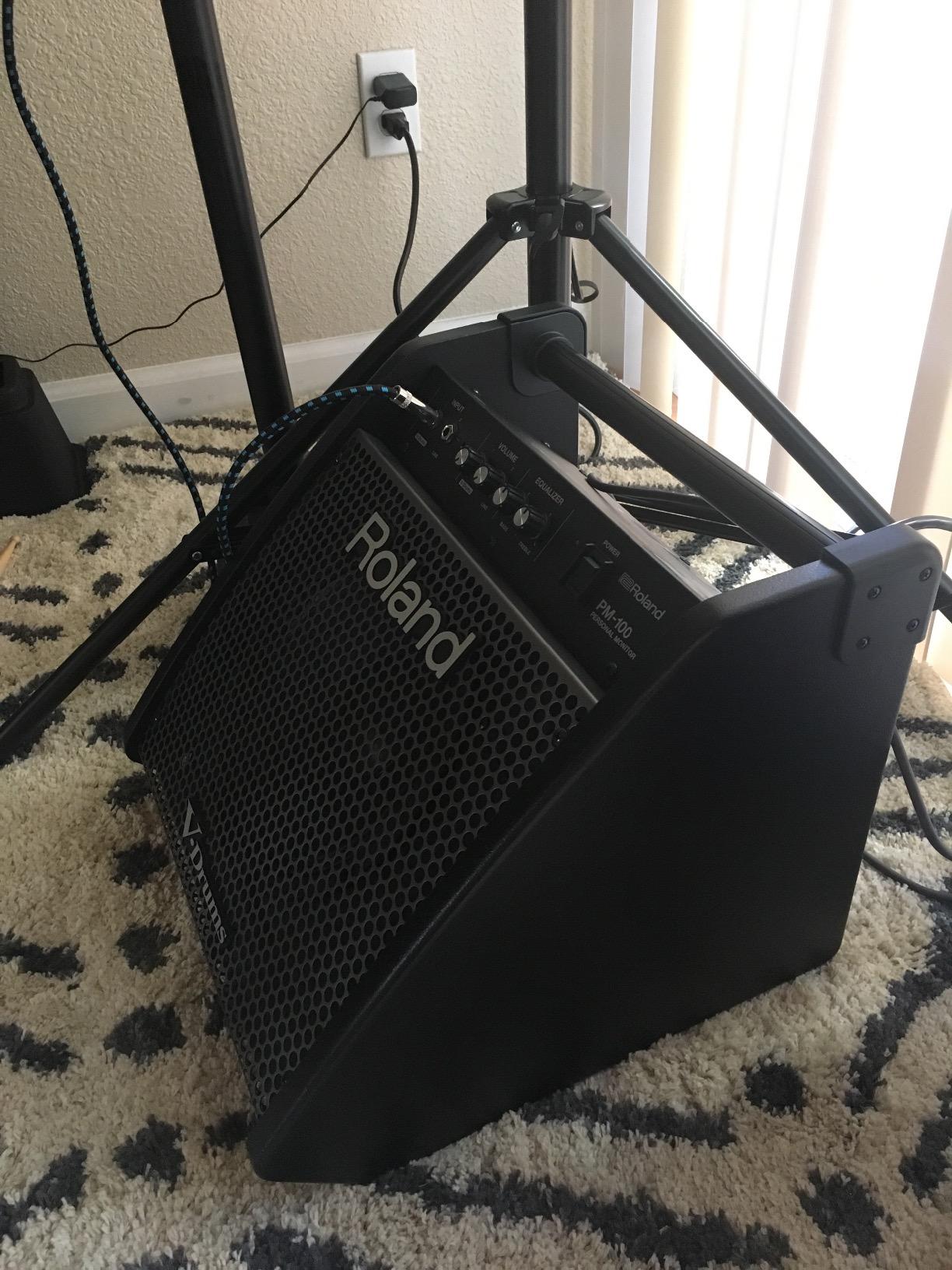 Roland PM-100 Compact Electronic V-Drum Set Monitor customer photo 1