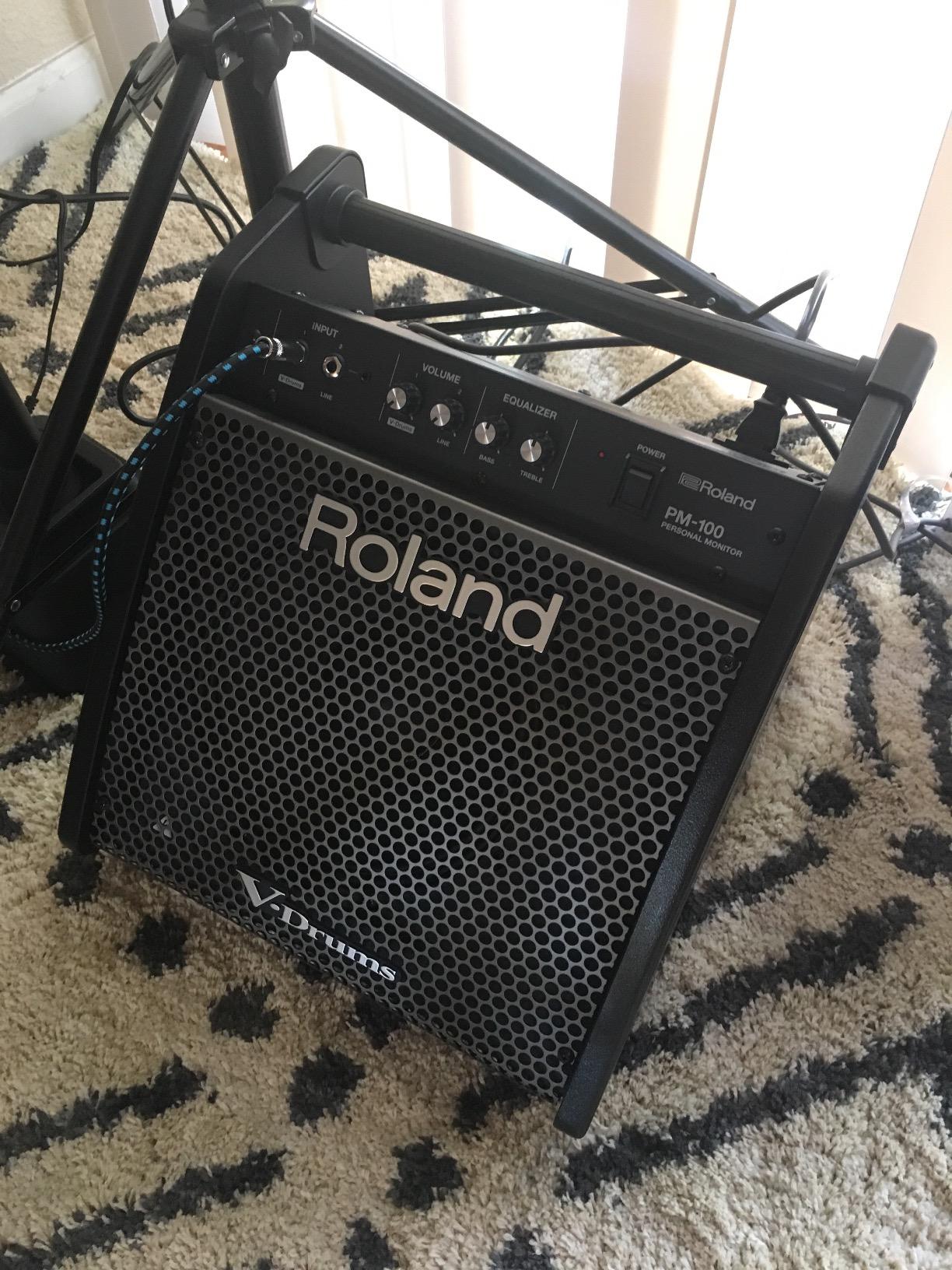 Roland PM-100 Compact Electronic V-Drum Set Monitor customer photo 2