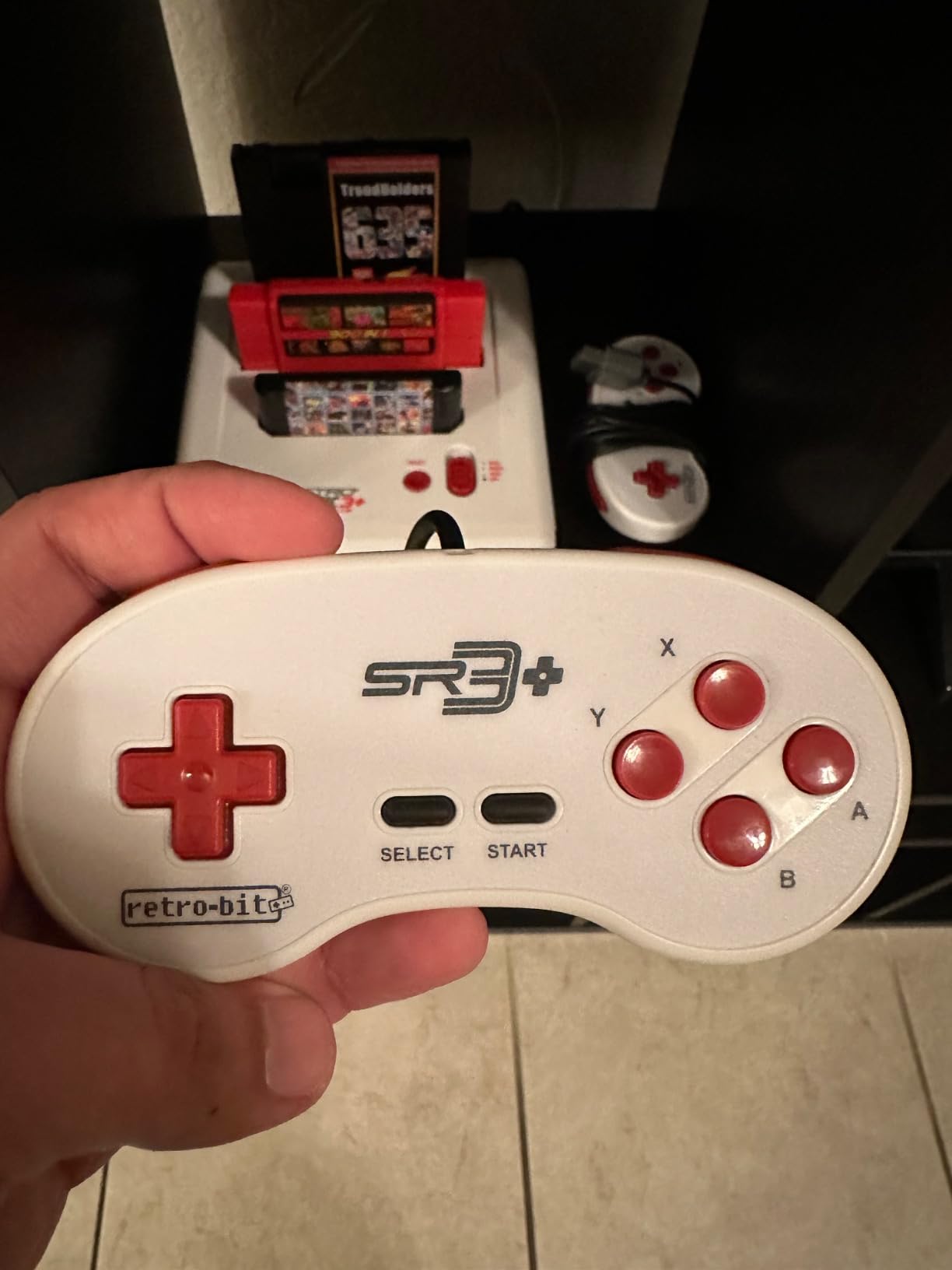 Retro-Bit Super Retro Trio HD Plus 720P 3-in-1 Console System - Red/White customer photo 2