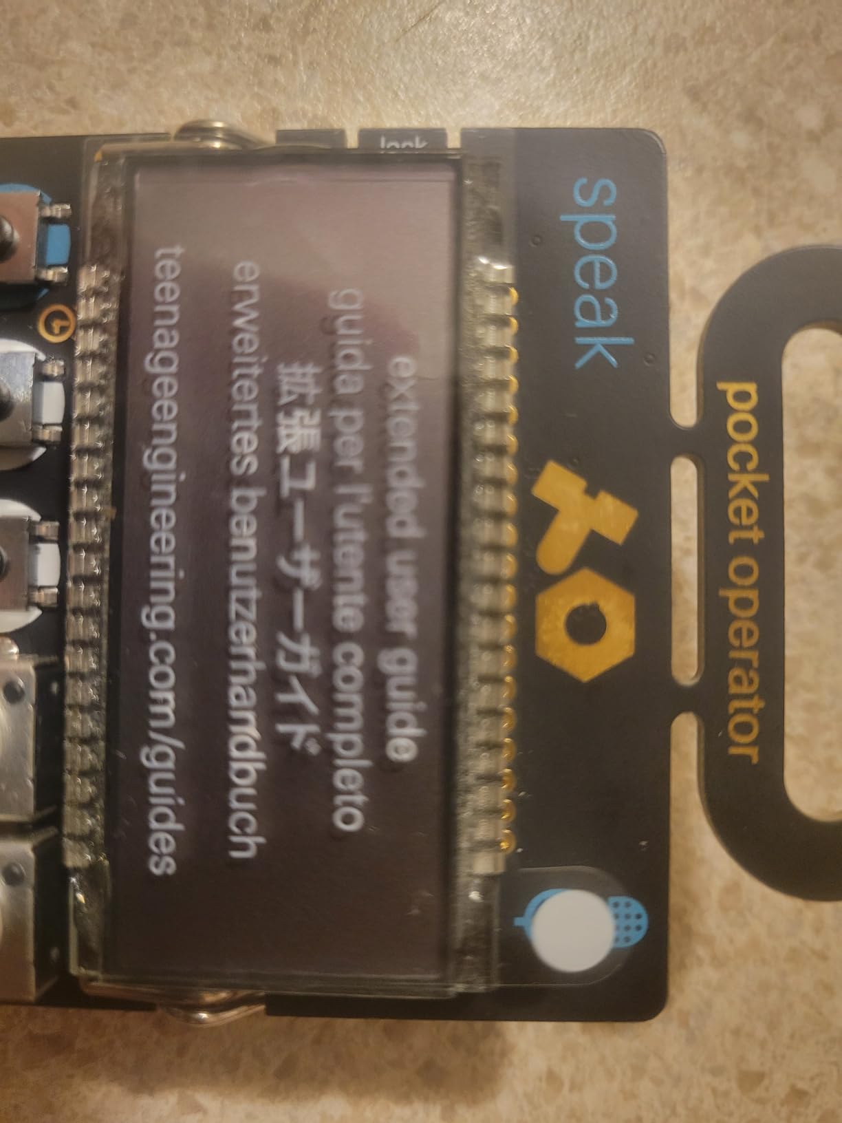 teenage engineering pocket operator PO-35 speak, vocal synthesizer, sampler and sequencer with built-in microphone for 8 different voice characters customer photo 1