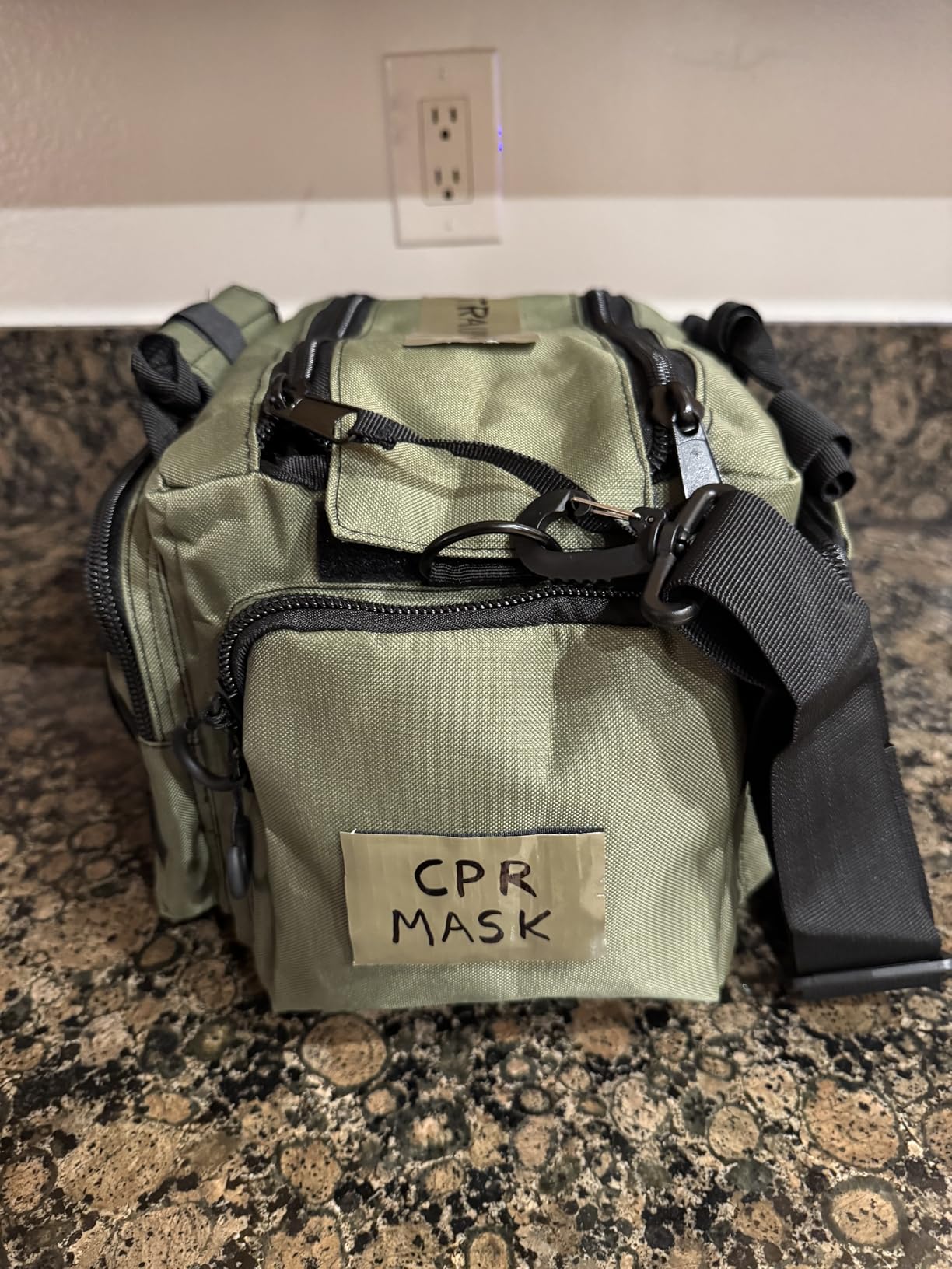 Exos Tactical Range Bag - Medium Size Range Bag for Shooting - Gun Case for Handguns, Ammo Storage, Tactical Backpack, Molle Webbing, Free Subdued USA Patch customer photo 2