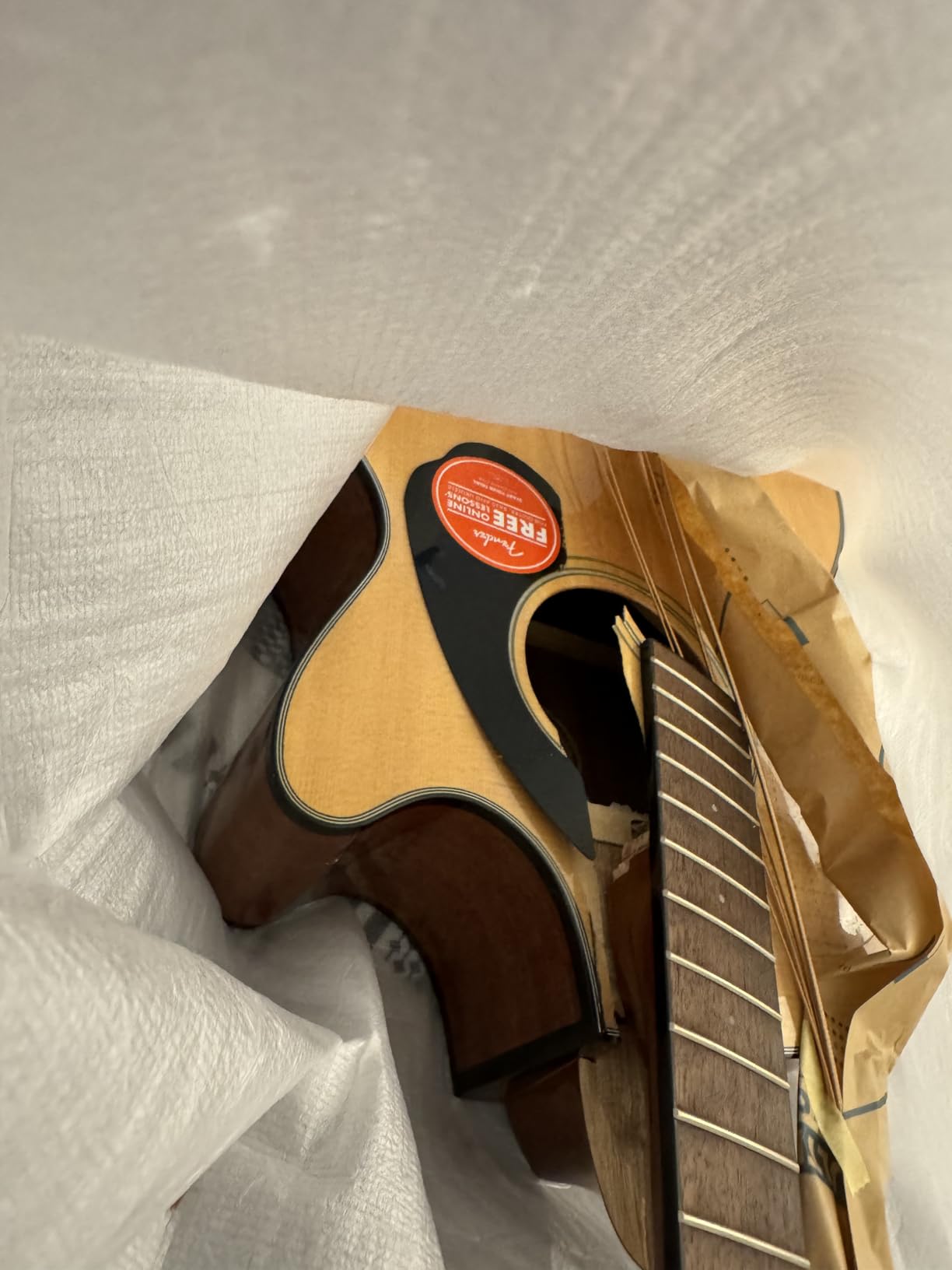 Fender Acoustic Bass Guitar 4-String with Fishman Bass Acoustic Guitar Pickup with Tuner and Equalizer, Classic Design with Rounded Walnut Fingerboard, Mahogany Construction, Spruce Top customer photo 1