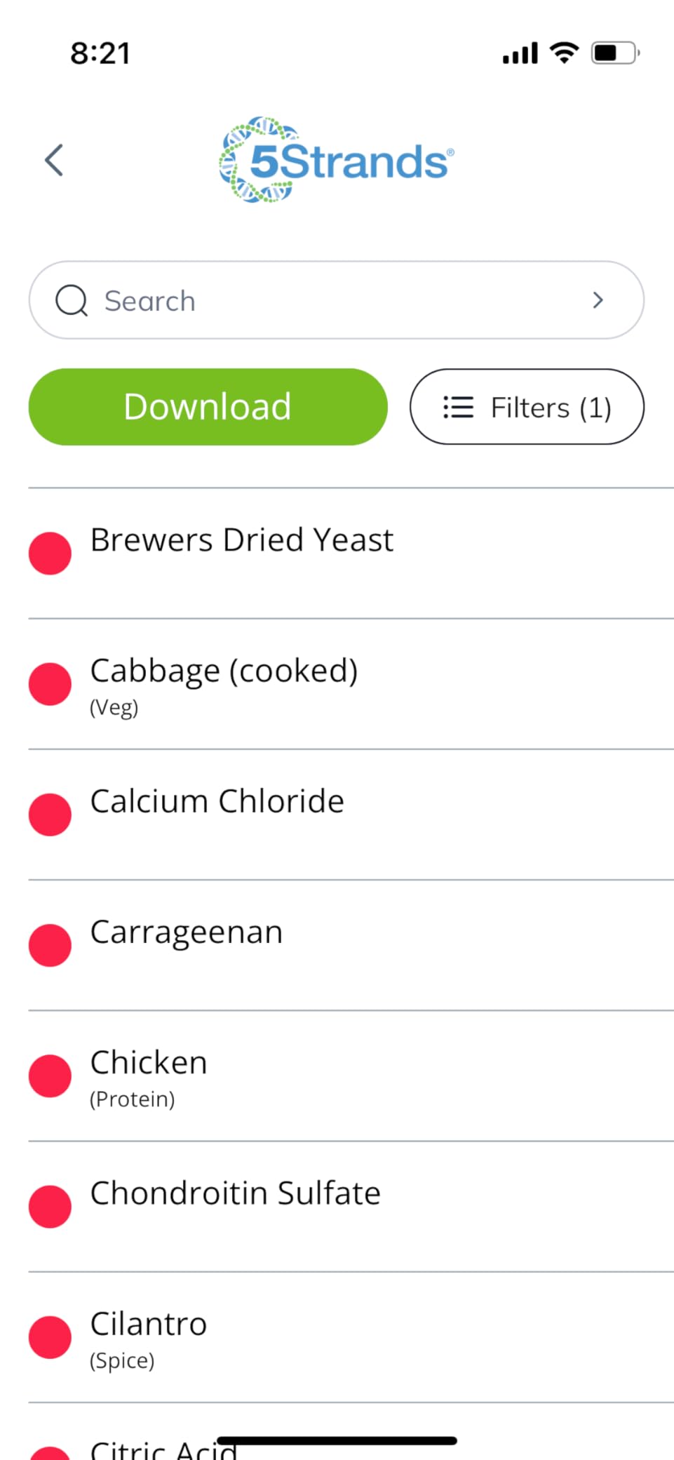 5Strands Pet Food & Environmental Sensitivity Test, 1250 Items Tested customer photo 2