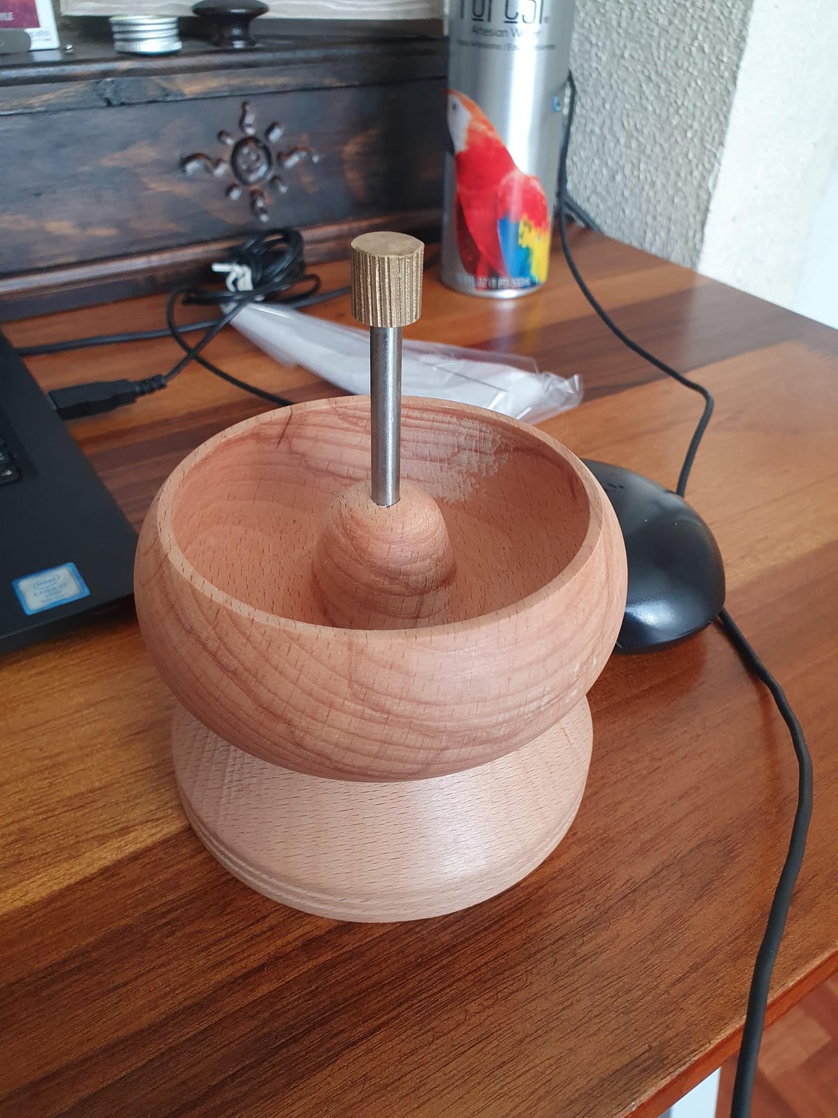 Shop LC Clay Seed Bead Spinner for Jewelry Making - Pinewood customer photo 1
