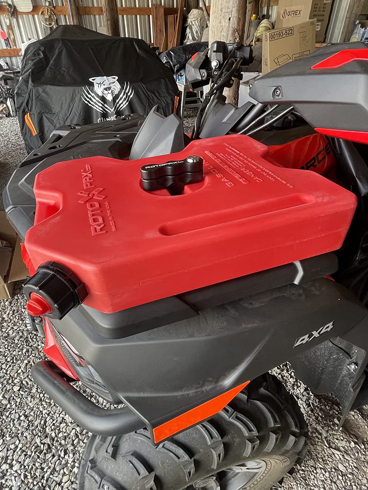 RotopaX - 2 Gallon Gasoline Pack, GEN 2 - Leakproof Fuel Container, Red customer photo 2