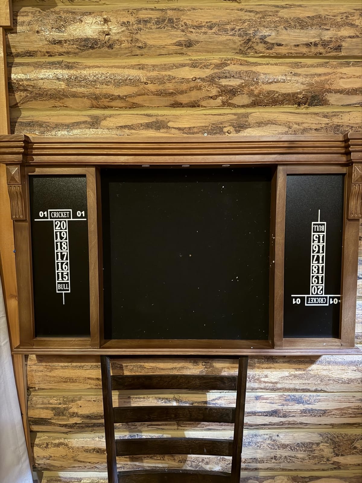 Barrington Pub Style Dartboard, Pre-Assembled with LED Lights, Woodhaven customer photo 2