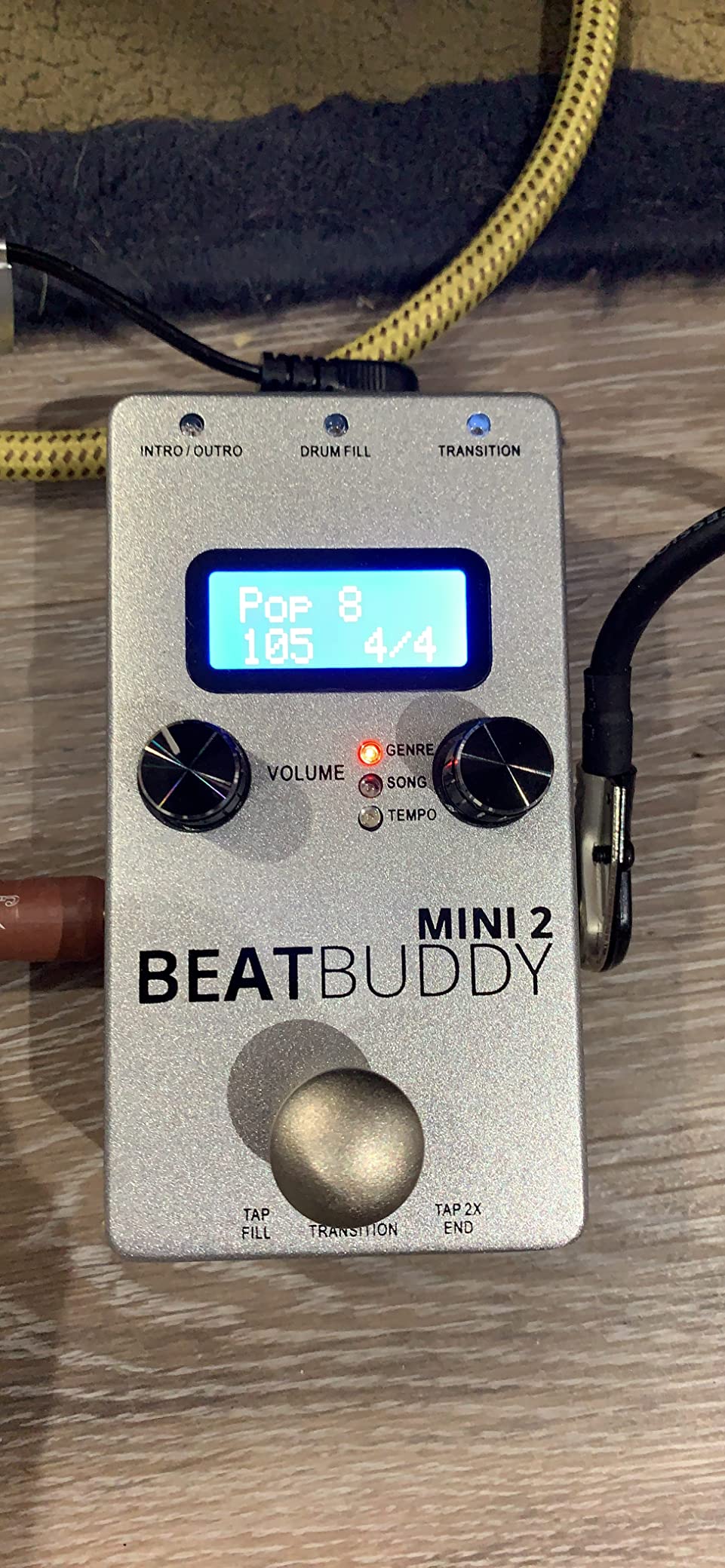 BeatBuddy MINI 2: Hands Free Drum Machine Guitar Effect Pedal customer photo 2