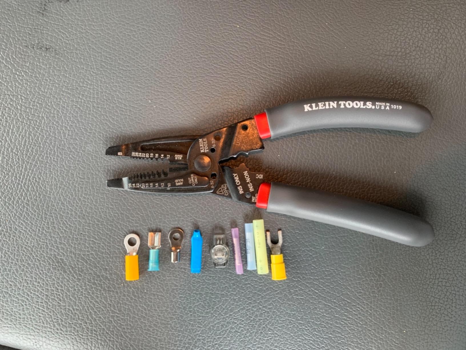 Klein Tools 1019 Klein Kurve Wire Stripper / Crimper / Cutter, Made in USA, Cutting / Crimping / Stripping Tool for B and IDC Connectors, Terminals, More customer photo 2