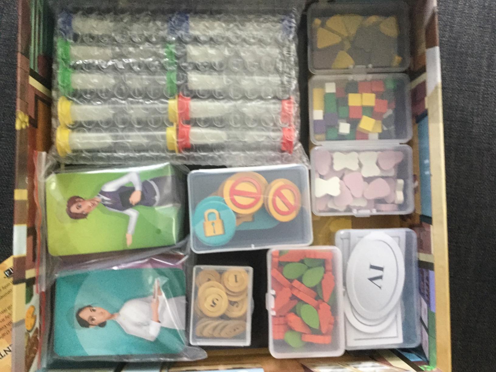 BitsBins Board Game Piece Storage and Organizers, Accessories That Organize Tokens and Components Both in The Game Box and During Game Play | Combo Pack of 6 Pods, 4 Minis, 4 Originals and 4 XL's customer photo 2