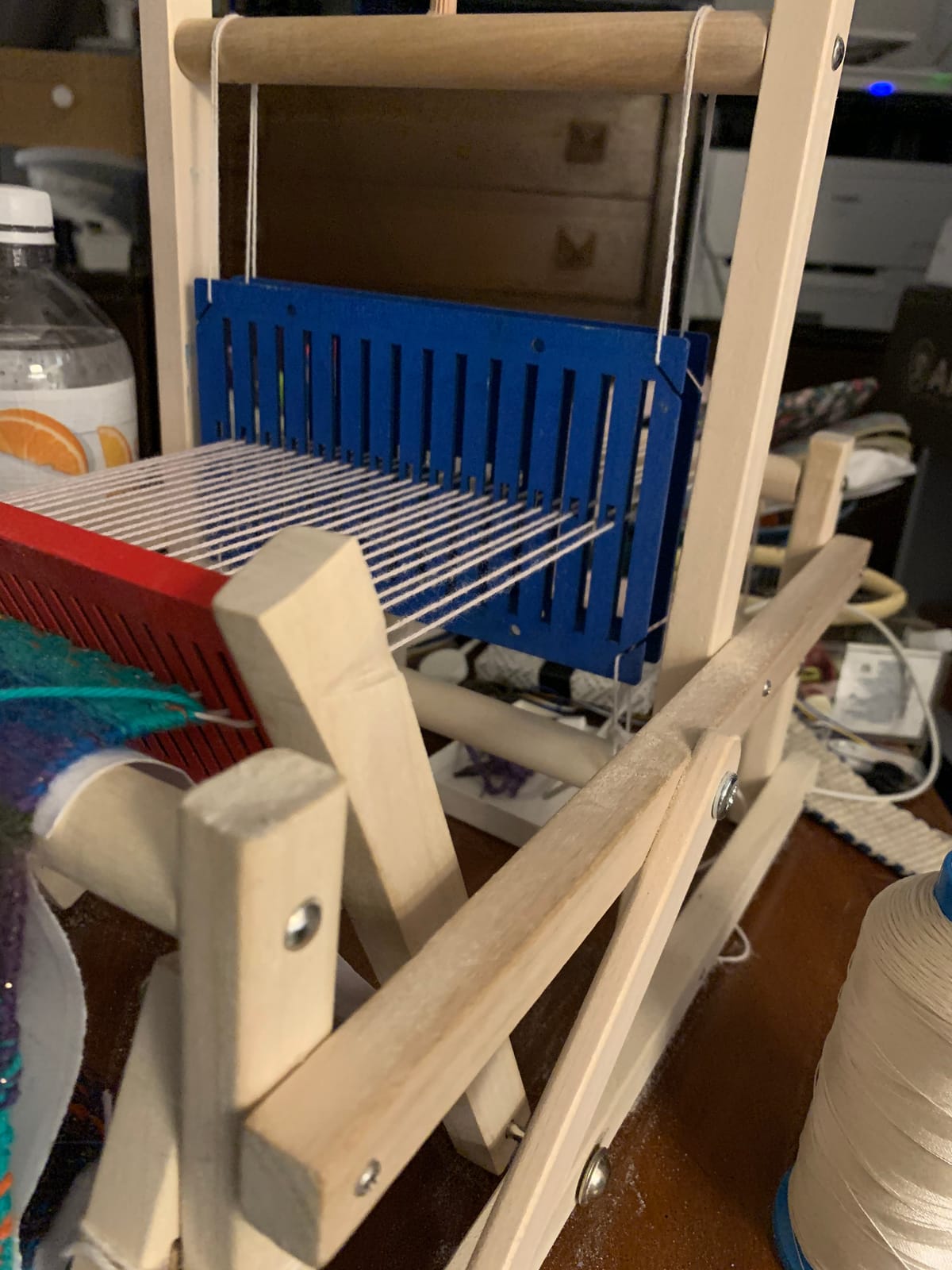 LAVIEVERT Wooden Multi-Craft Weaving Loom DIY Hand-Knitting Weaving Machine Intellectual Toys for Kids customer photo 2