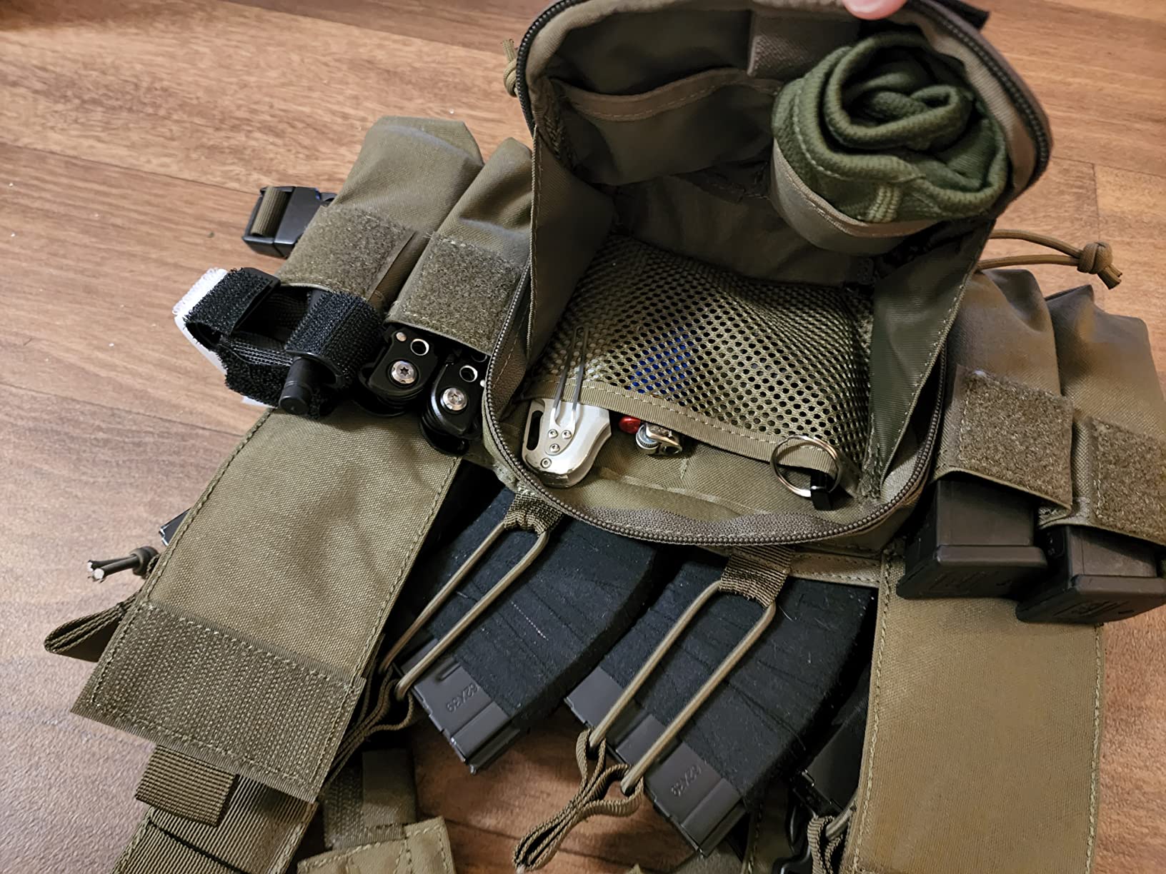 ONETIGRIS Chest Rig, Dangler Pouch for Hunting Shooting Hiking customer photo 2