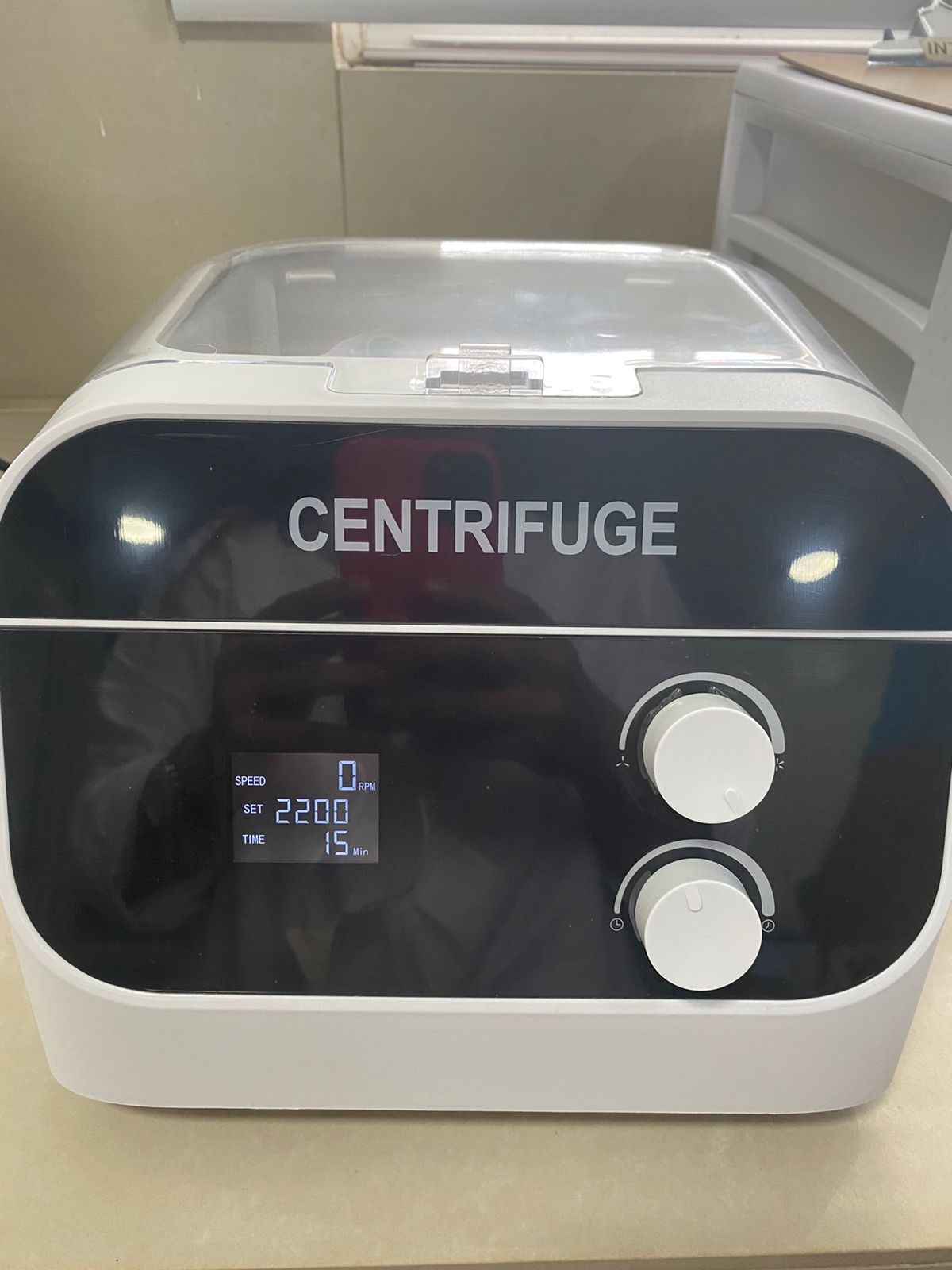 JIAWANSHUN Lab Benchtop PRP Centrifuge, 8x20mL 4000RPM LCD Display 110V customer photo 1