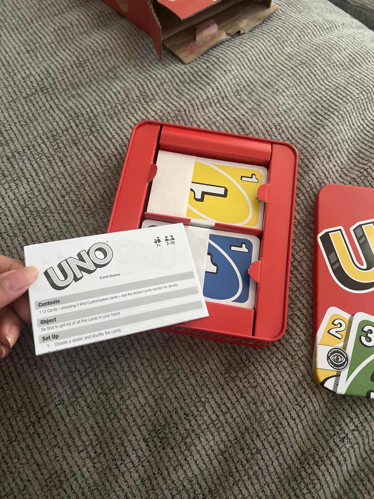 Mattel Games UNO Card Game, Ages 7+, 2-10 Players customer photo 2