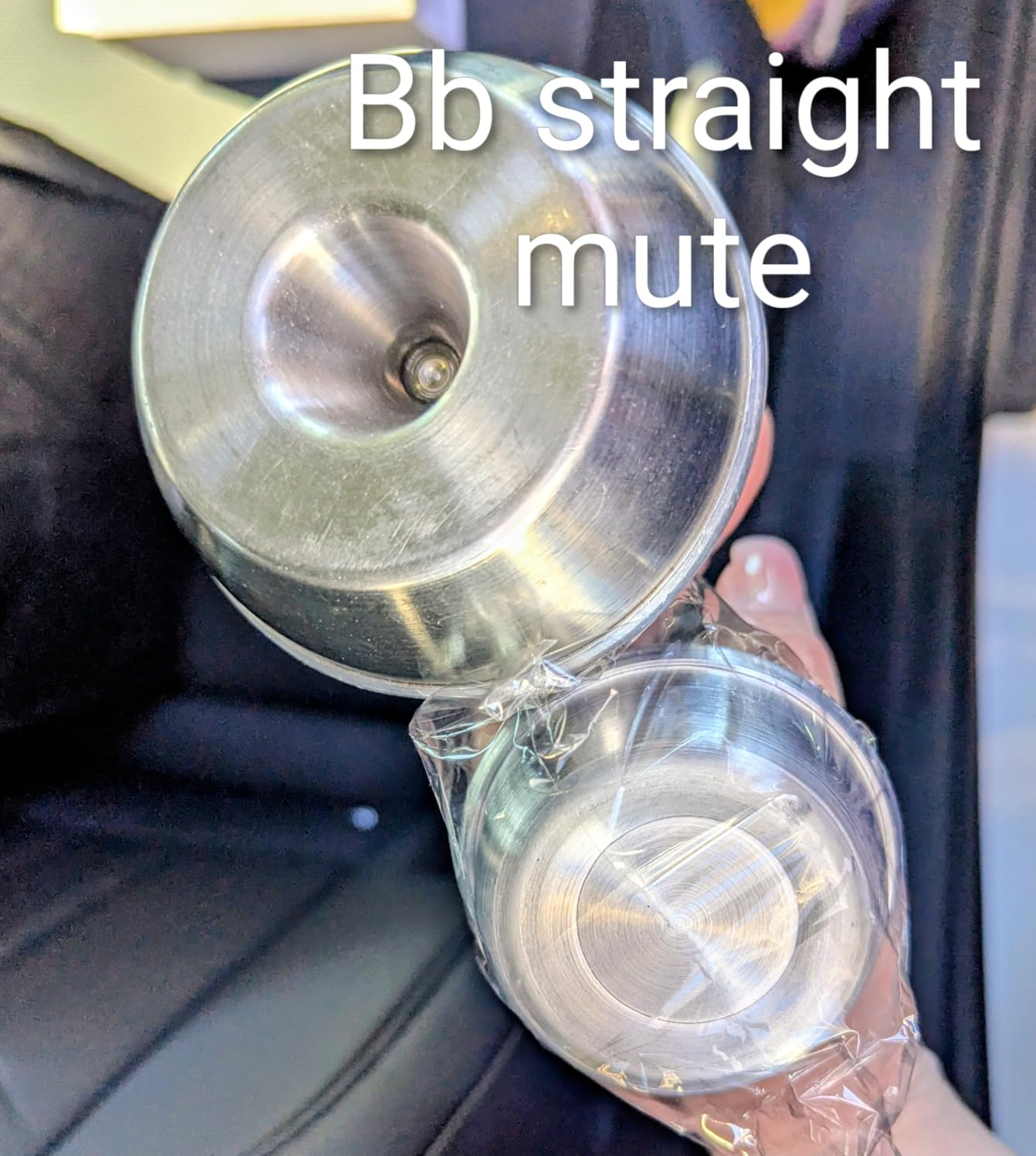 Trumpet Straight Mute,HoFire Lightweight Aluminum Practice Trumpet Mute Silencer customer photo 1
