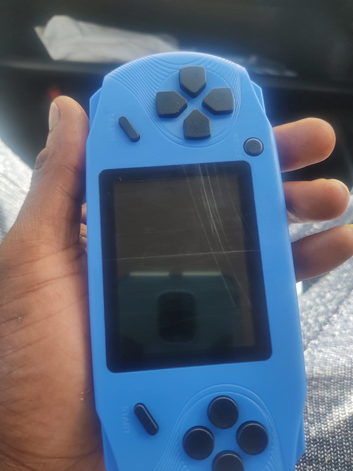 Beijue 16 Bit Handheld Games for Kids Preloaded 220 Retro Video Games, Blue customer photo 1