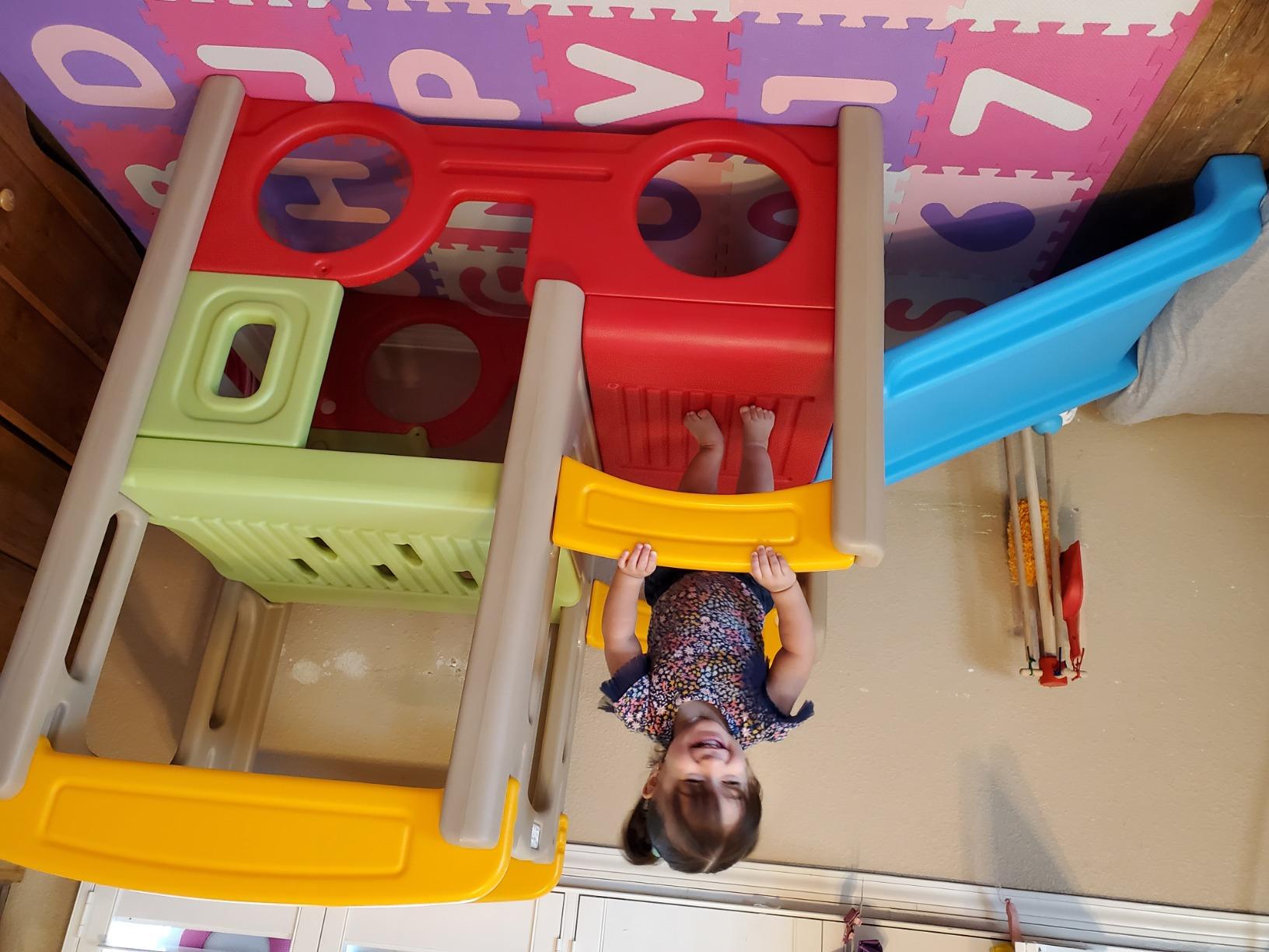 Simplay3 Young Explorers Adventure Climber and Slide - Indoor Outdoor Backyard Playset for Toddlers and Kids customer photo 2