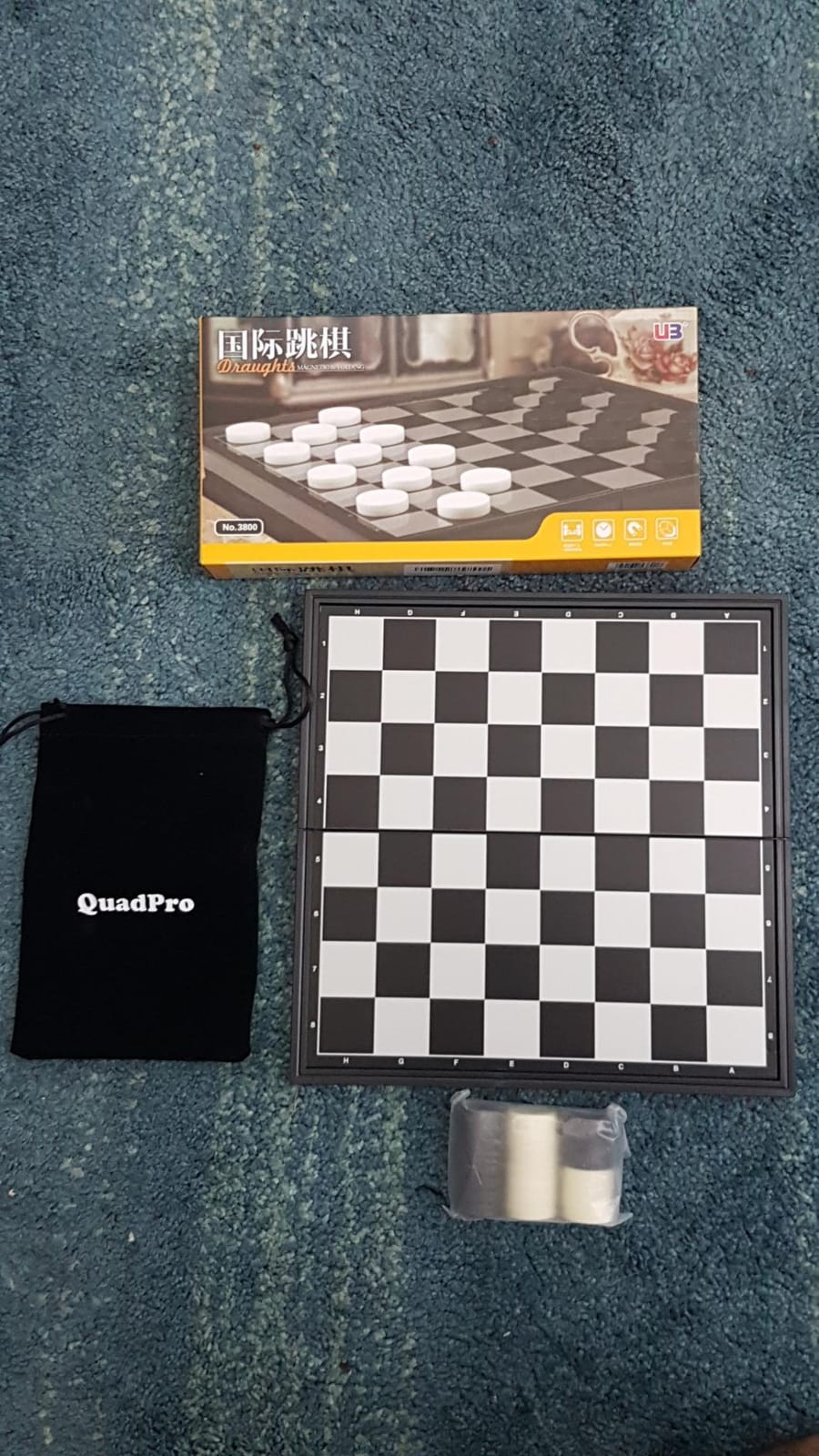 Magnetic Travel Checkers Board Game Set for Kids and Adults customer photo 2