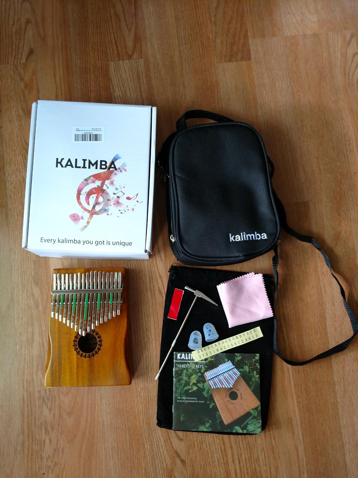 Newlam Kalimba Thumb Piano 17 Keys, Musical Gift for Kids and Adults customer photo 1