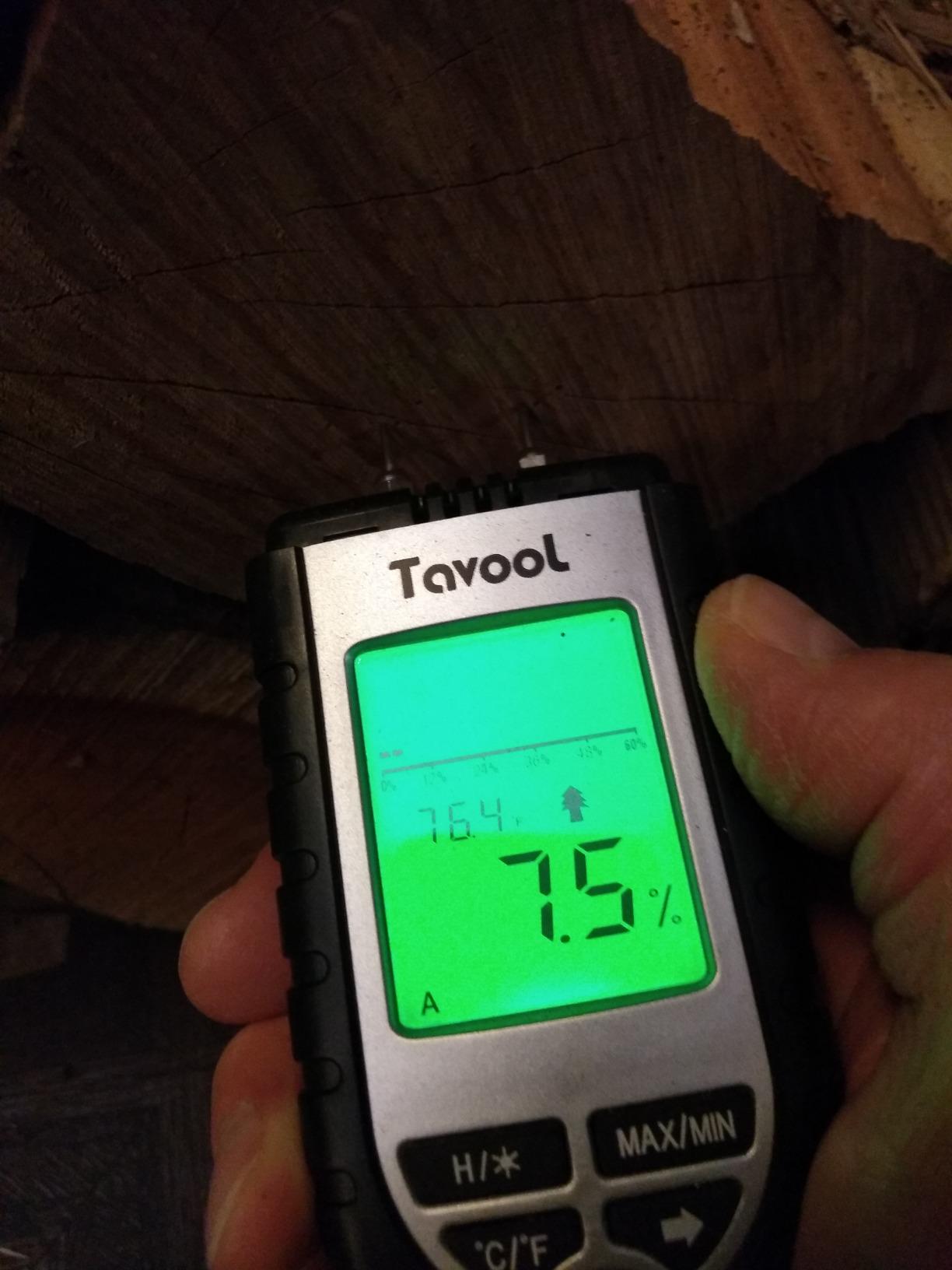 Wood Moisture Meter - Digital Moisture Detector Moisture Tester, Pin-Type Water Leak Detector Damp Tester Dampness Meter for Wood Building Material Firewood Walls Paper Floor (Sliver) customer photo 2