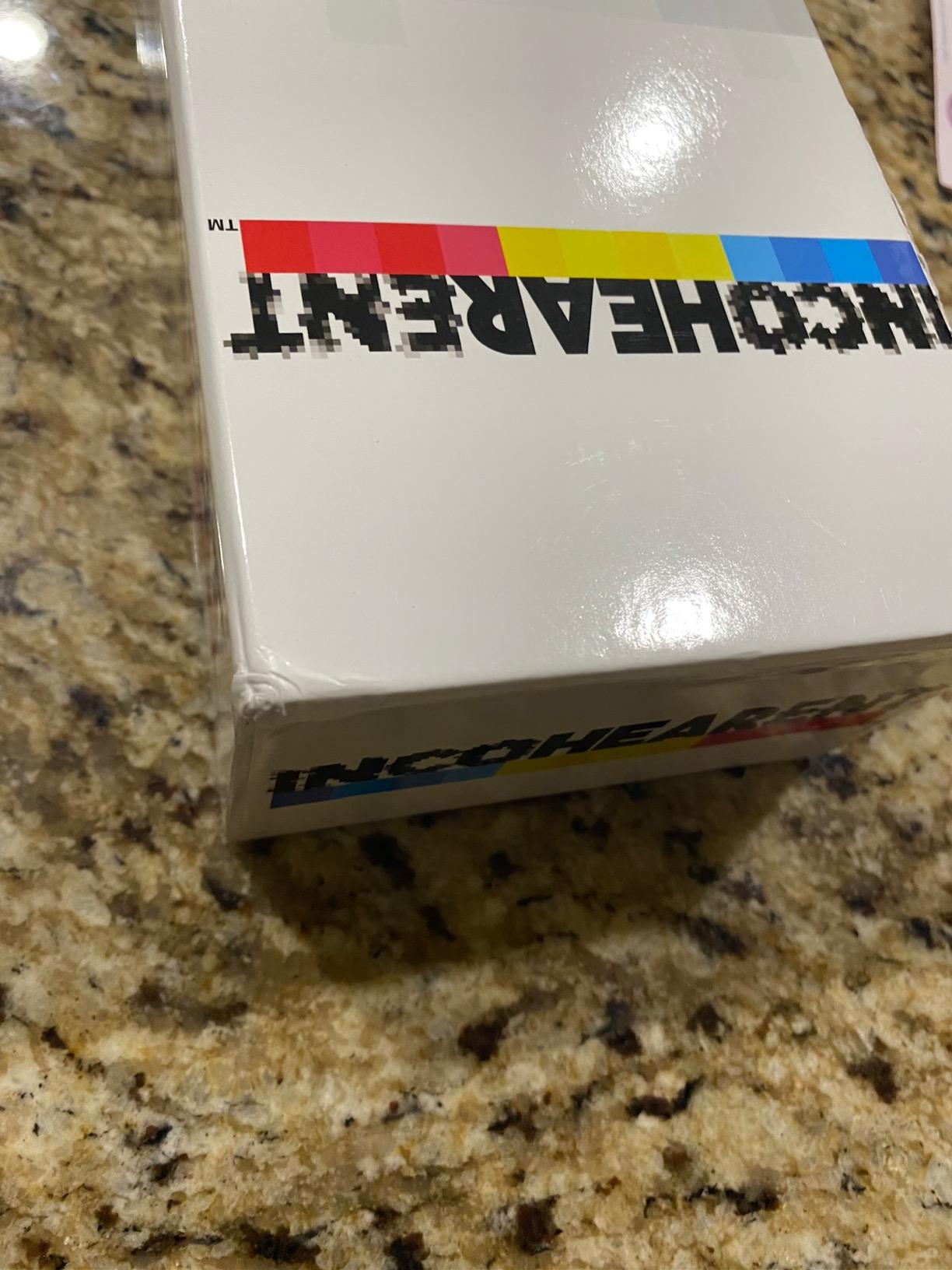 Incohearent by Relatable – Guess the Gibberish Party Game for Adults, Funny Card Game Activity for Groups, Bachelorette Party Favorite, Summer Fun for Game Night, Travel-Friendly with 300 Cards customer photo 2