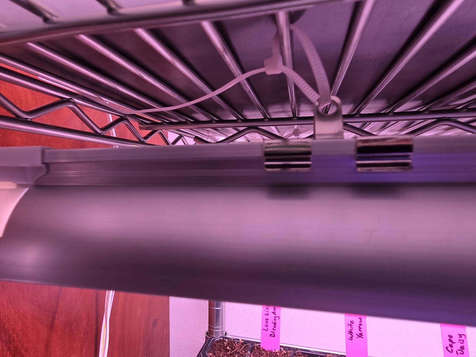 Barrina LED Grow Light, 252W(6 x 42W) 4ft T8, Full Spectrum, Pink, 6 Packs customer photo 2
