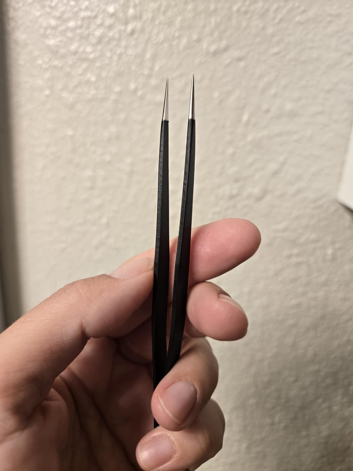 6PCS Precision Tweezers Set, Upgraded Anti-Static Stainless Steel Tweezers customer photo 2