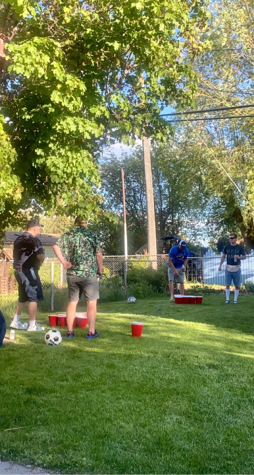 GoPong Giant Yard Pong Drinking Game for Adults – Indoor/Outdoor Lawn, Beach, and Tailgating Beer Pong Party Game – 24 Heavy Duty Giant Cups with 4 Balls customer photo 1