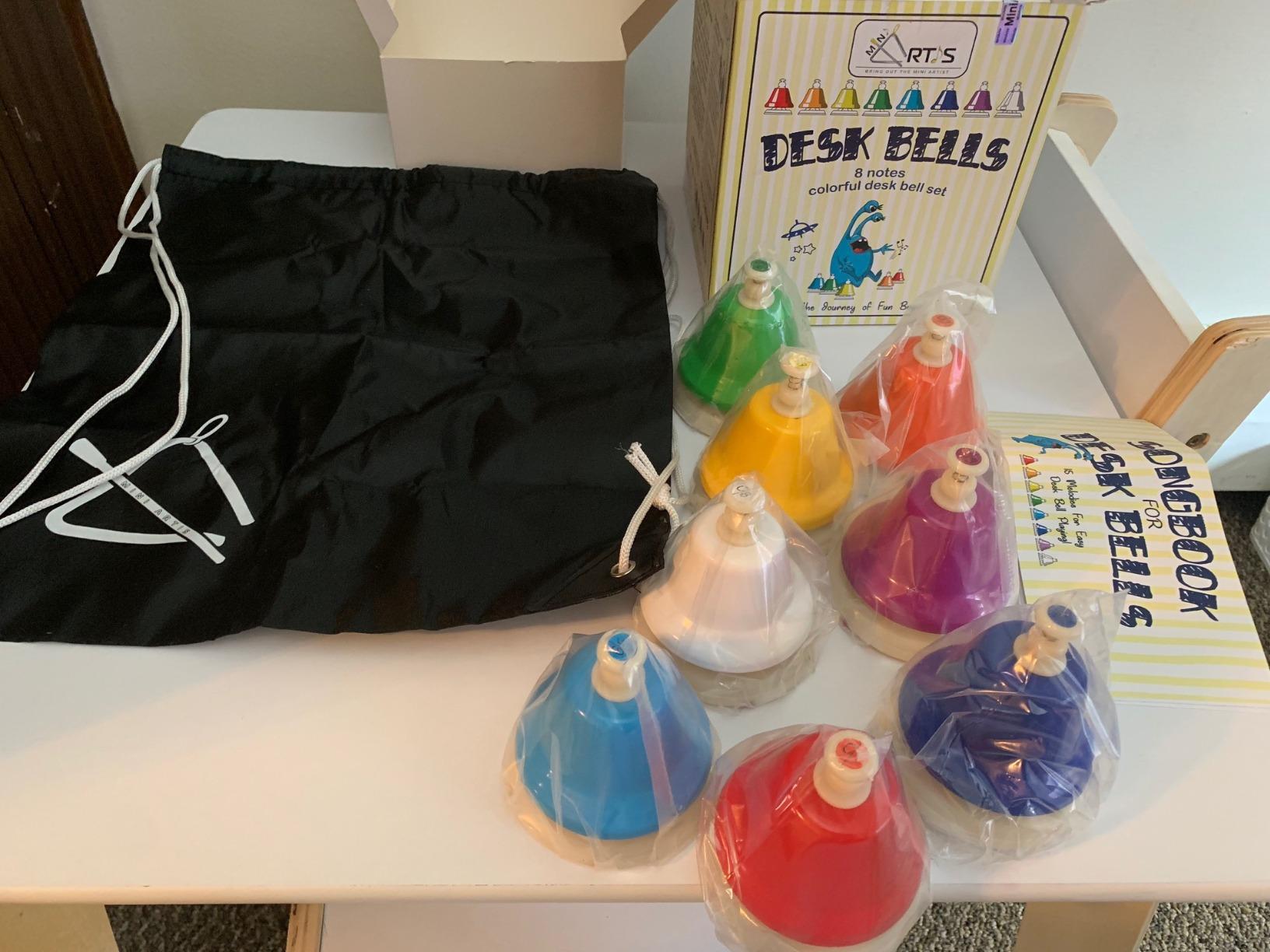 Musical Desk Bells for Kids Music Toys 8 Notes with 15-Song Songbook customer photo 1