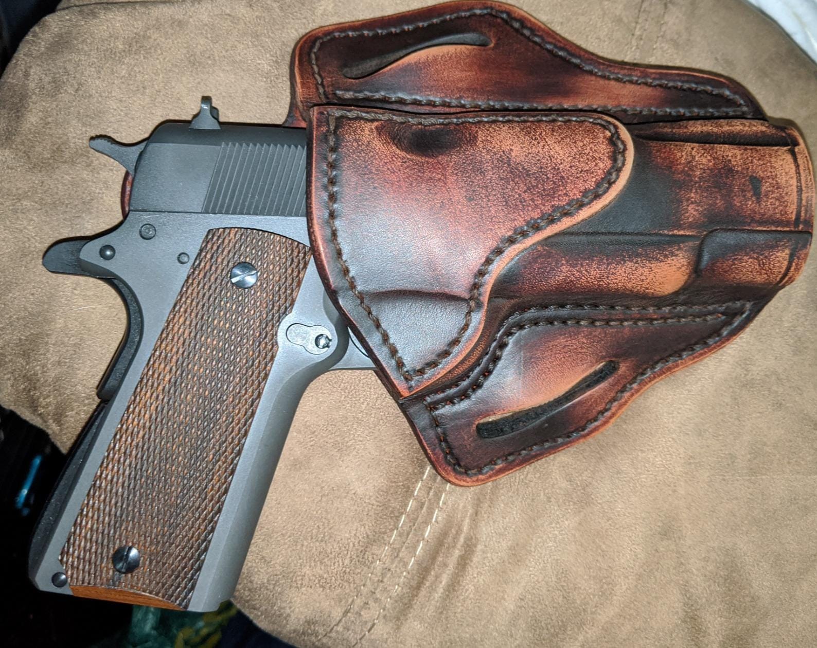 1791 Gunleather 1911 Holster, Fits 1911 Models with 4