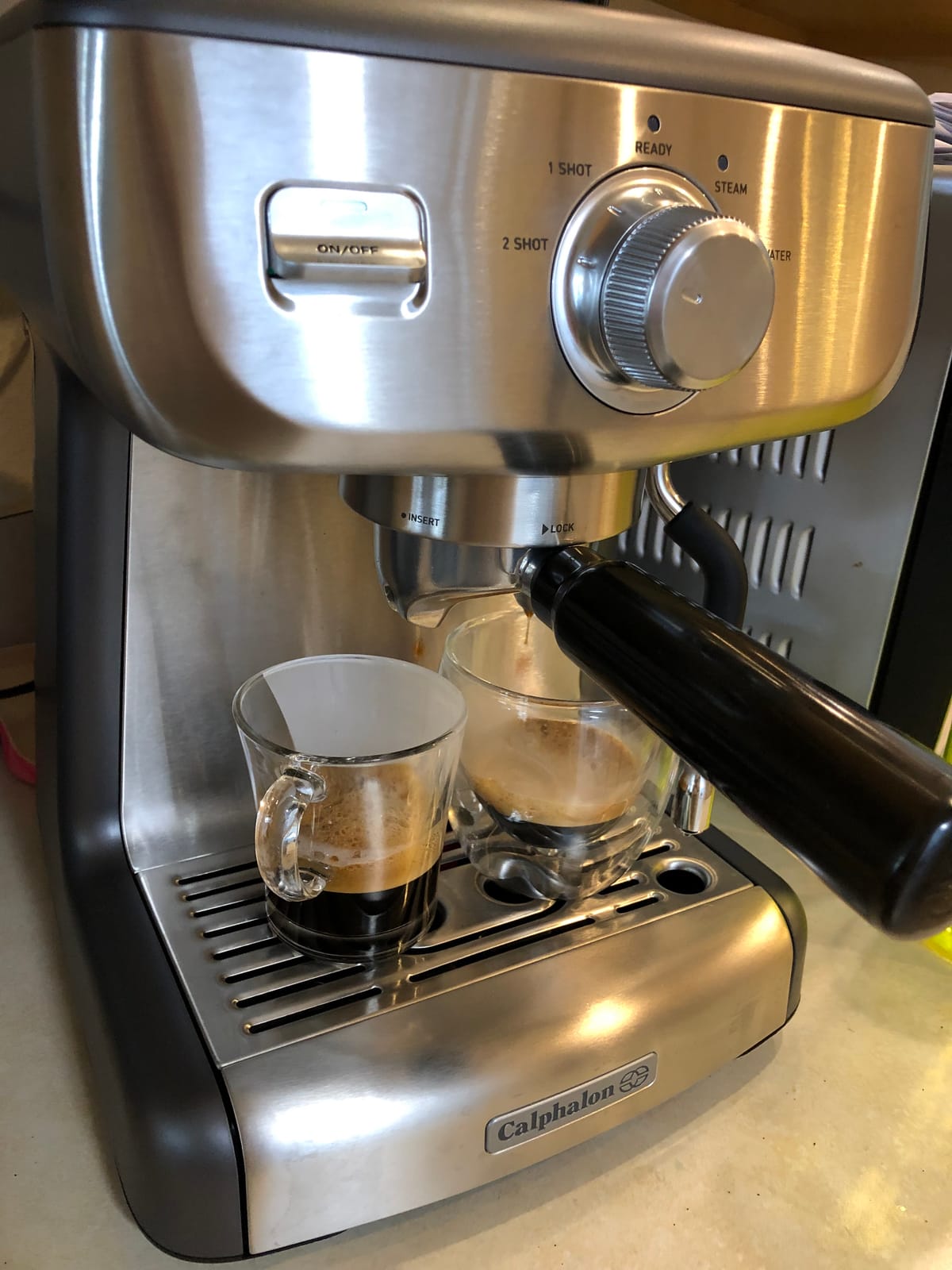 Calphalon BVCLECMP1 Temp iQ Espresso Machine with Steam Wand, Stainless customer photo 2