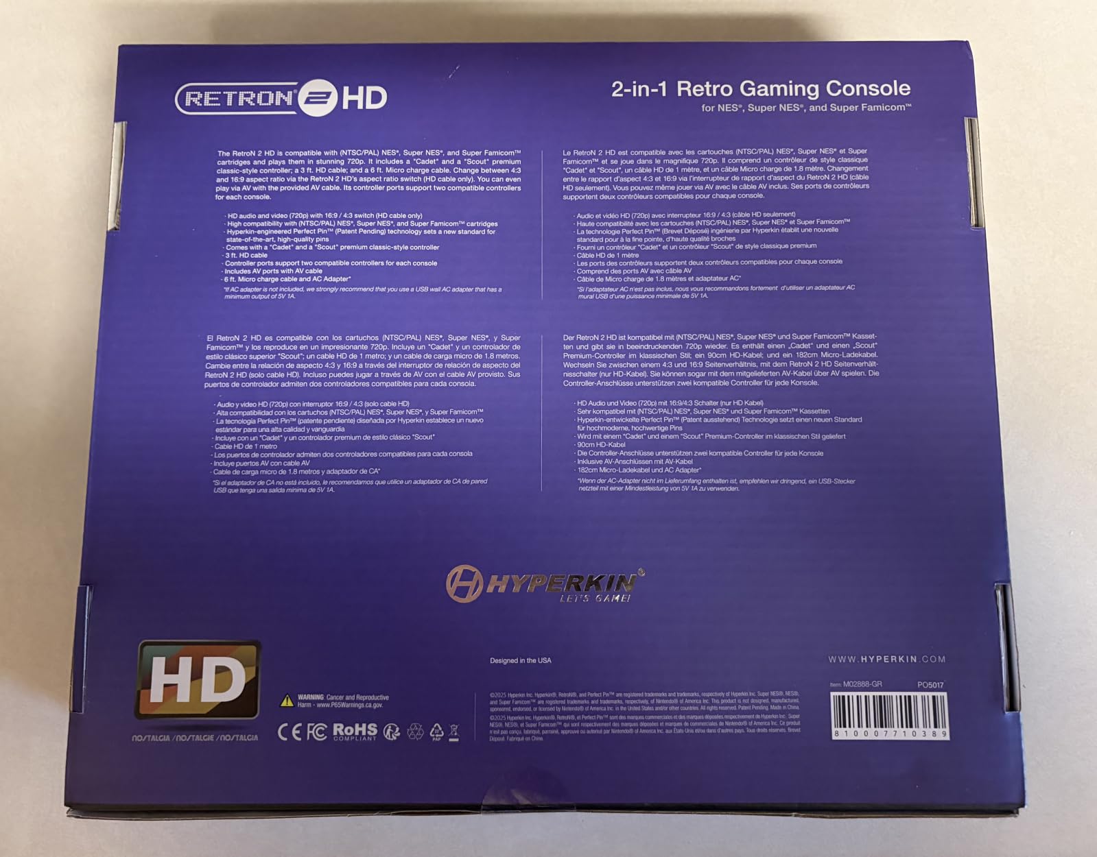 Hyperkin RetroN 2 HD Gaming Console for NES/Super NES/Super Famicom customer photo 2