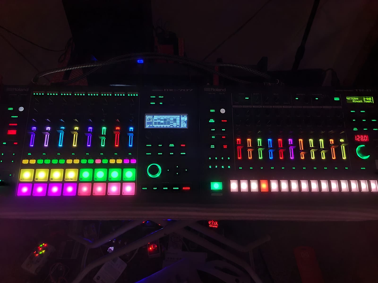 Roland MC-707 Groovebox Professional Music Production Workstation customer photo 1