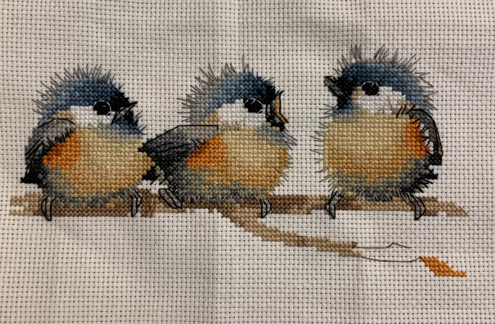 Cross Stitch Kits, Three Birds Awesocrafts Easy Patterns Cross Stitching Embroidery Kit Supplies Christmas Gifts, Stamped or Counted (Birds, Counted) customer photo 2
