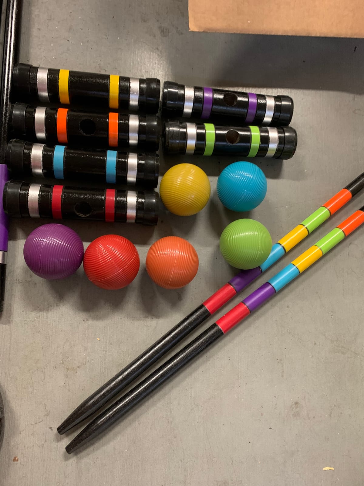 [6 Players]Premium Croquet Set for Families, BroWill Croquet Set with Carrying Bag for Yard Outdoor Lawn Backyard Games for Kids Adults All Ages, 35 Inch customer photo 2