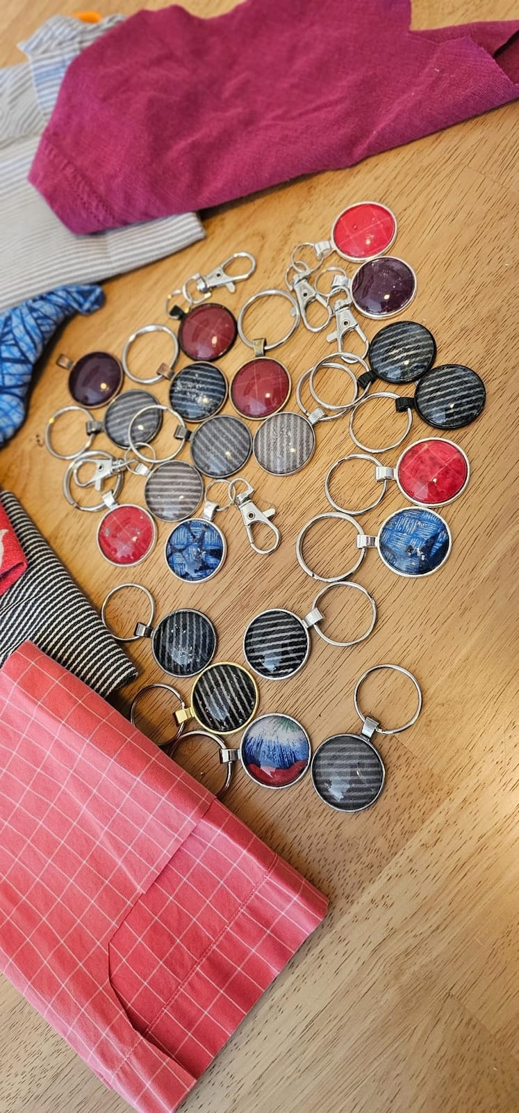 OBSEDE 25mm Stainless Steel Blank Bezel Set with Glass Cabochons, 40 Sets customer photo 1