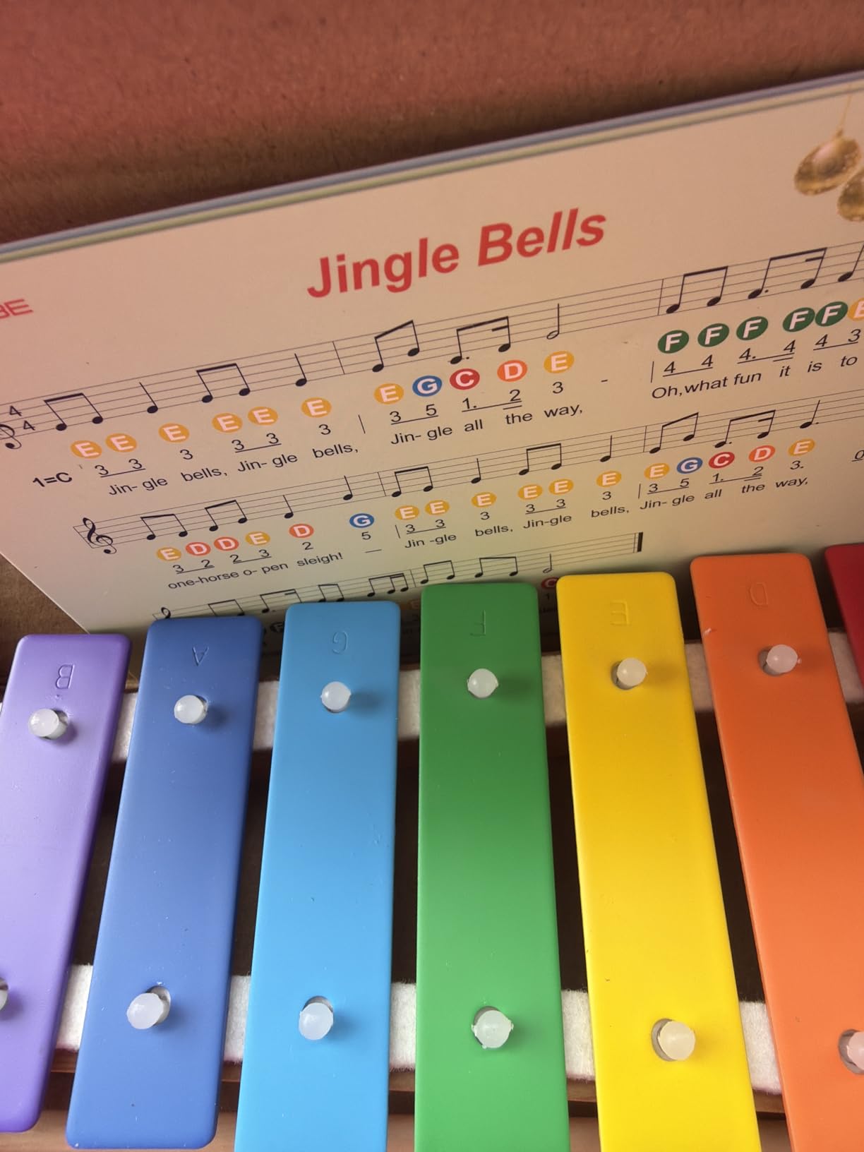 Xylophone for Kids Wood Xylophone with Mallets Orff Music Instrument for Educational& Preschool Learning Baby Percussion Kit with Professional Tuning for Toddlers Gift Choice for Children age customer photo 2