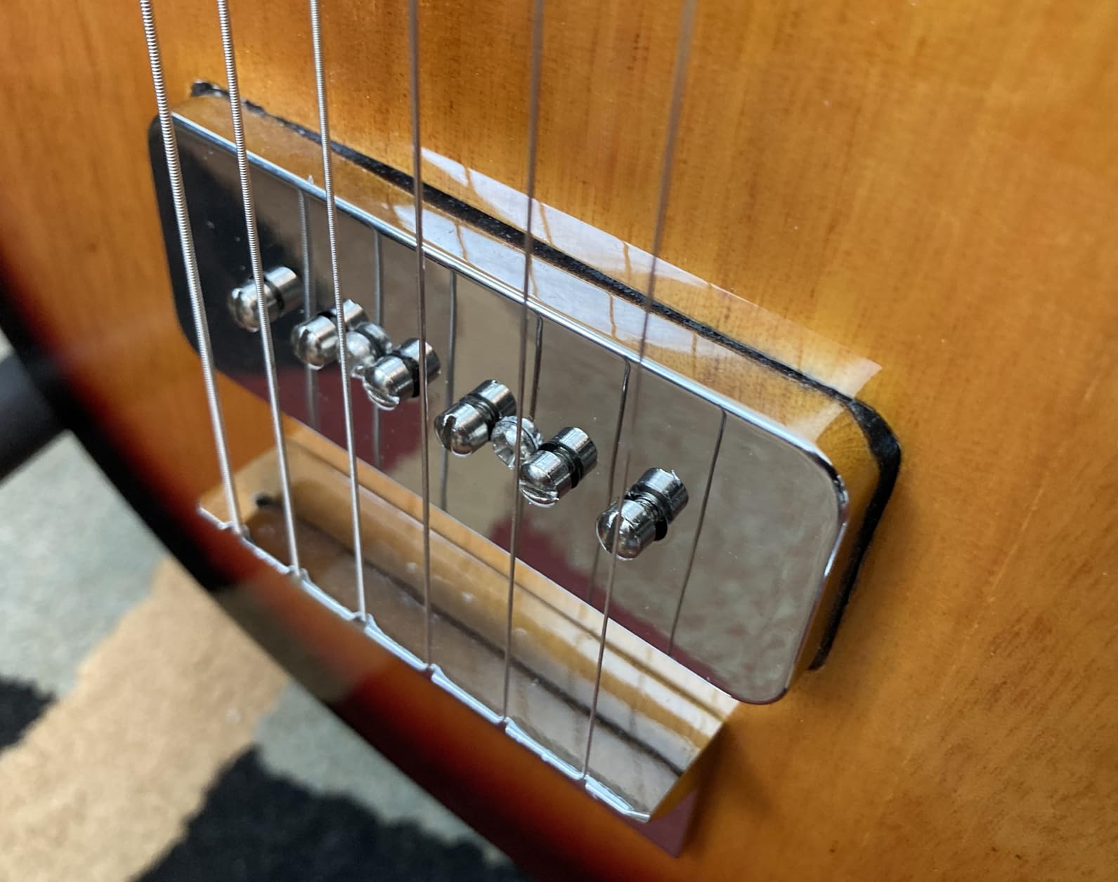 Lap Steel Guitar, Okoume Body (sunburst) customer photo 2