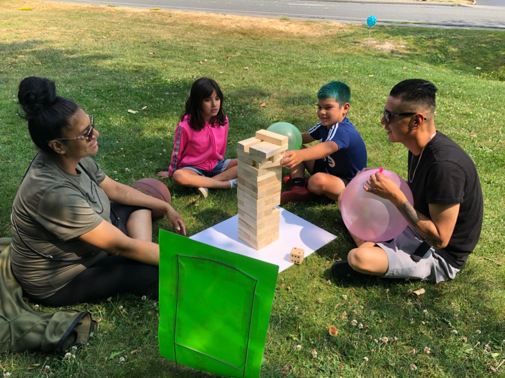 ApudArmis Giant Tumble Tower, 54 PCS Pine Stacking Outdoor Game 4.2FT customer photo 2