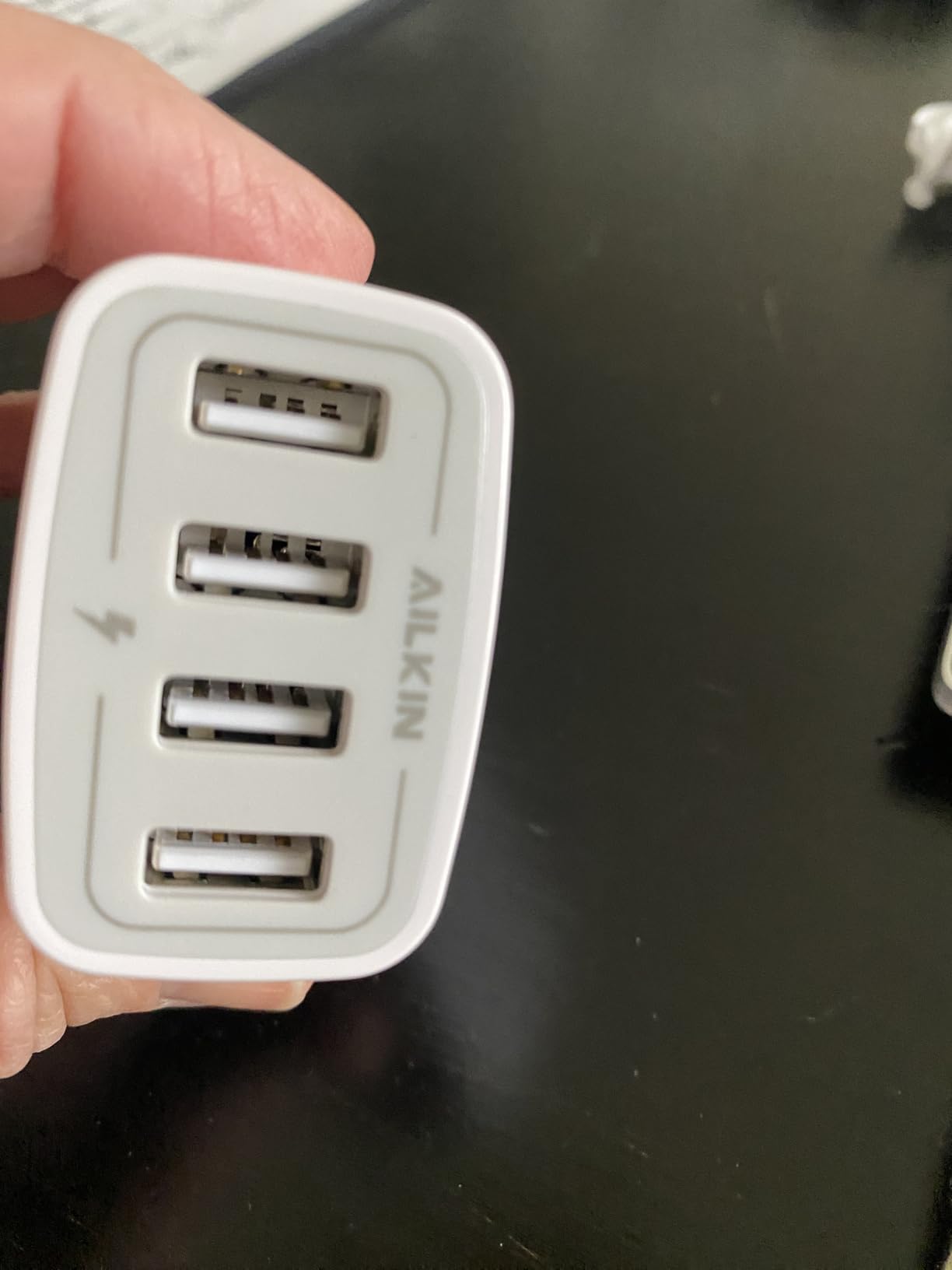 USB Charger Cube, Wall Charger Plug, AILKIN 4.8A 4-Muti Port USB Adapter customer photo 1