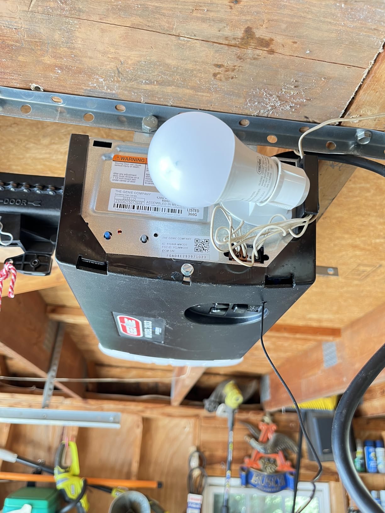 Genie Chain Glide Connect Essentials Smart Garage Door Opener, 2033-LO customer photo 1