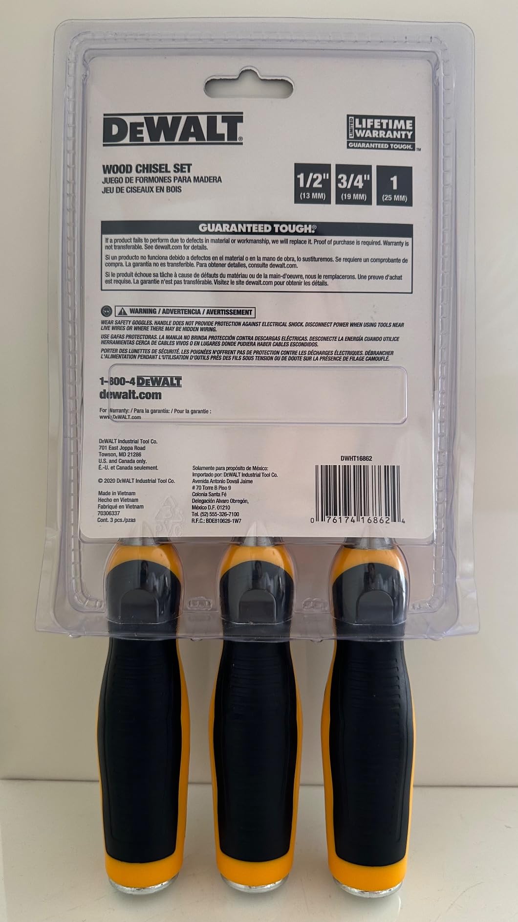 DEWALT Wood Chisel Set (3-Piece) DWHT16862 customer photo 1
