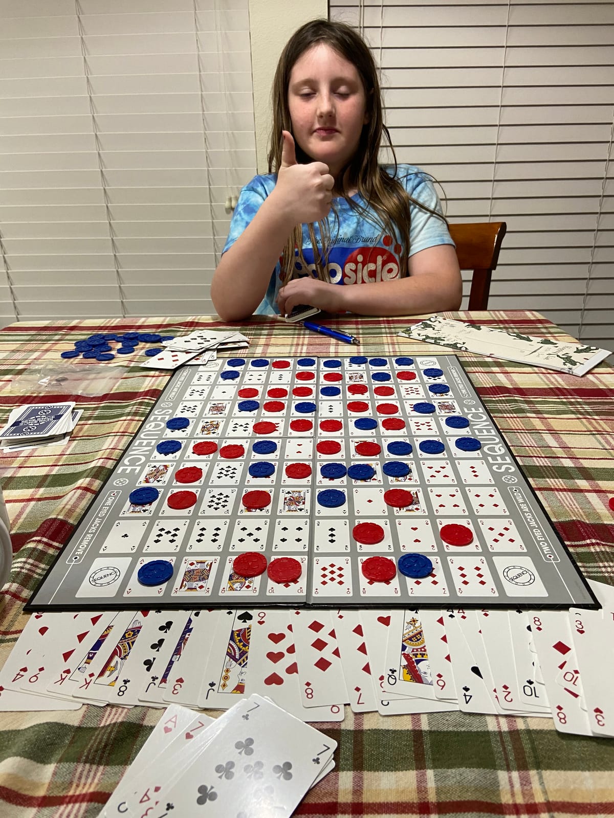 Sequence in a Tin - Five-in-a-Row Fun for Everyone by Jax, White, 2-12 Players customer photo 2