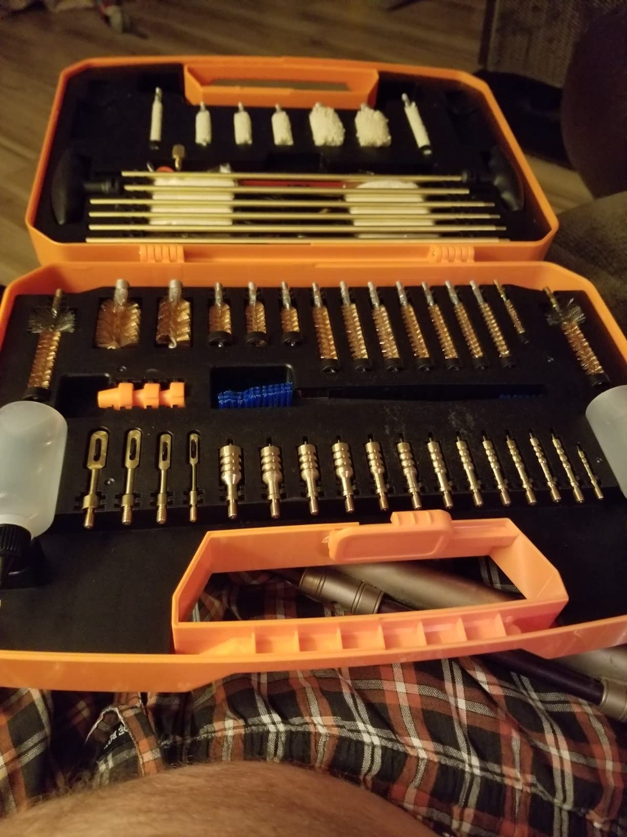 Raiseek Gun Cleaning Kit Rifle Pistol Shotgun Universal Cleaning Kit for 20GA 12GA .45 .40 .357/.380/.38/9MM .338 .325/8mm .30/7.62MM .270 .250 .243 .22 .17 All Calibers customer photo 1