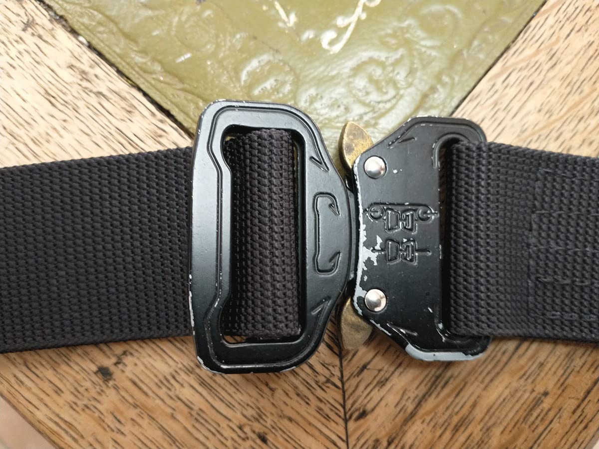 WOLF TACTICAL Heavy Duty Quick-Release EDC Belt - Stiffened 2-Ply 1.5” Nylon Gun Belt for Concealed Carry Holsters customer photo 1