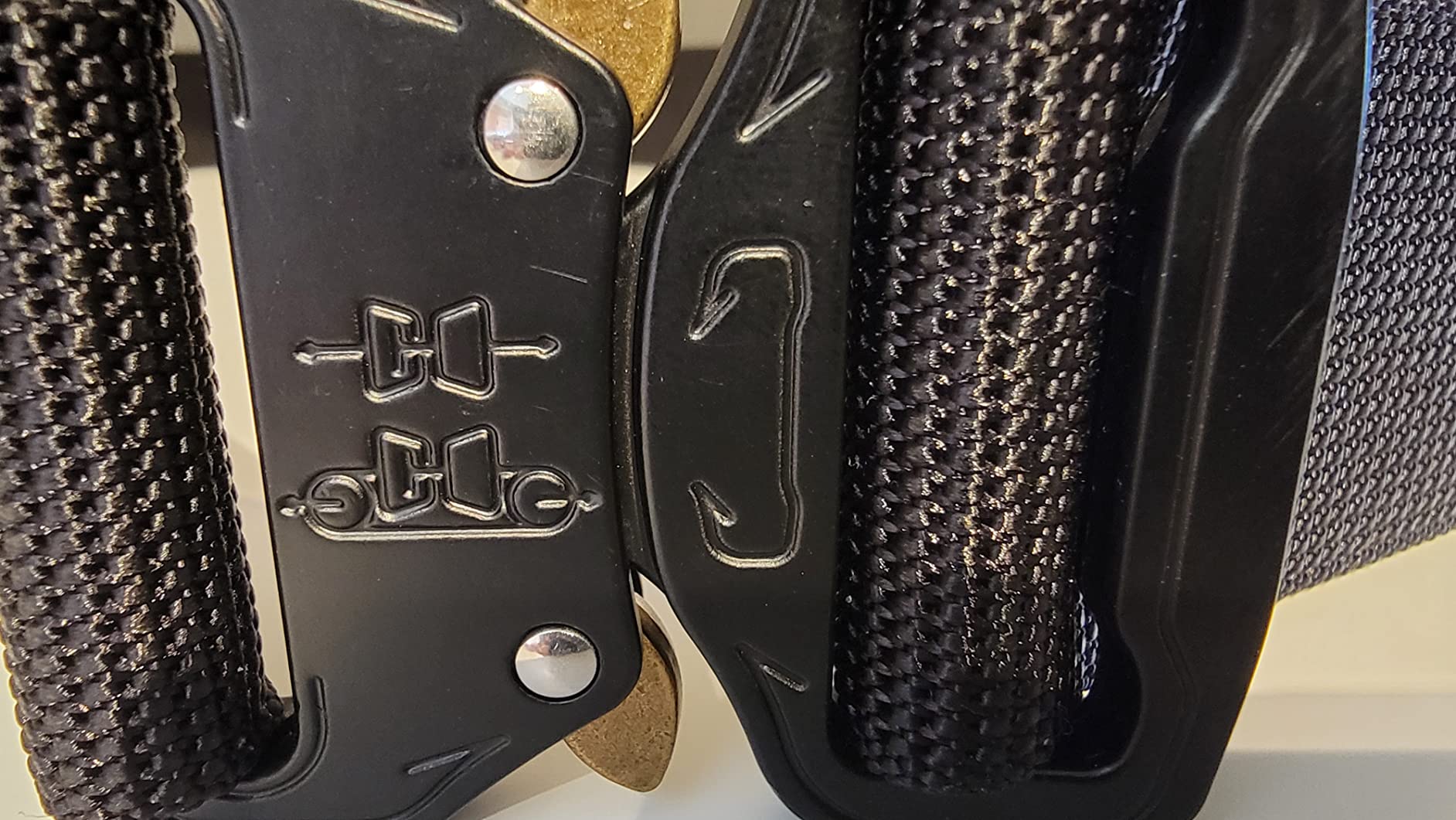 WOLF TACTICAL Heavy Duty Quick-Release EDC Belt - Stiffened 2-Ply 1.5” Nylon Gun Belt for Concealed Carry Holsters customer photo 2