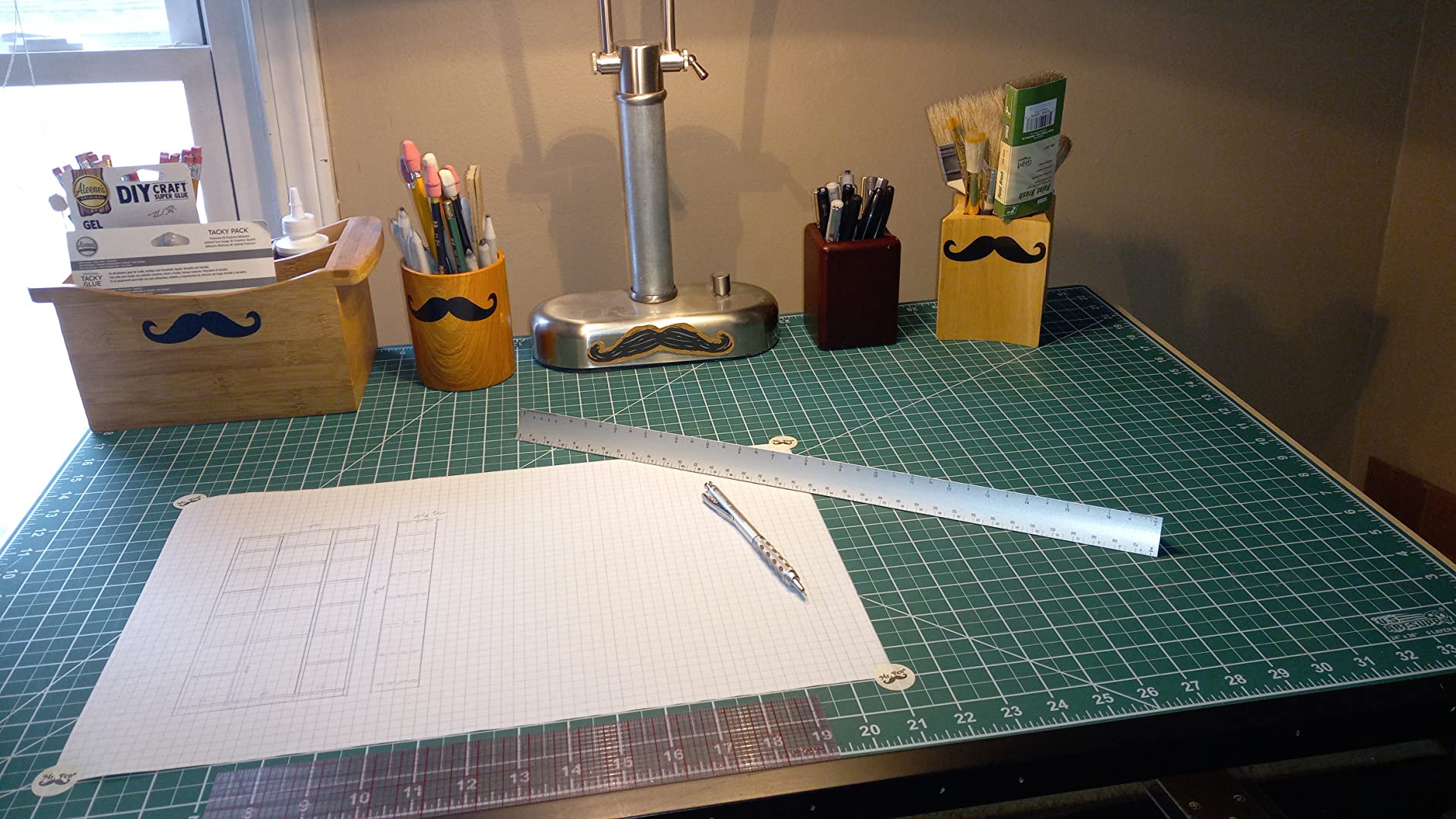 Mr. Pen Wheel Marking Gauge, 2 Extra Blades, Laser Engraved Graduations, Solid Brass Face, Adjustable customer photo 2