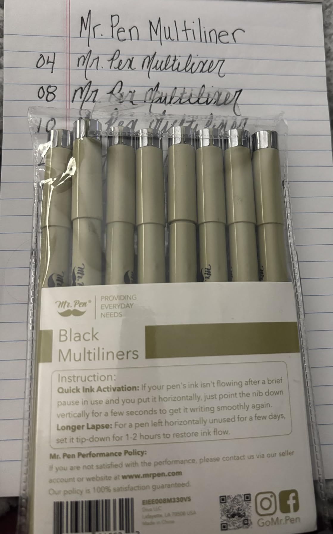 Mr. Pen - Art Pens, Multiliners, Fineliner Ink Pens customer photo 1