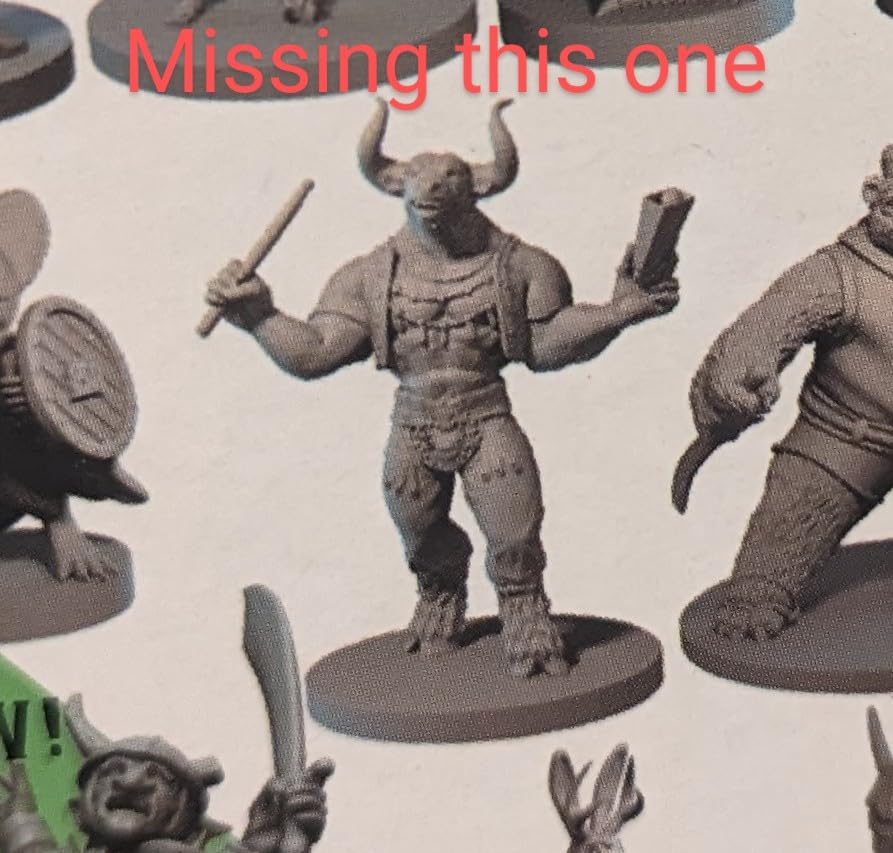 Wildspire Fantasy Heroes, NPC Animal Companions & Troll King I Bulk DND Miniatures 28mm Unpainted for Dungeons Dragons Minis Pathfinder Figures for Tabletop Roleplaying Games for D&D Minis customer photo 1