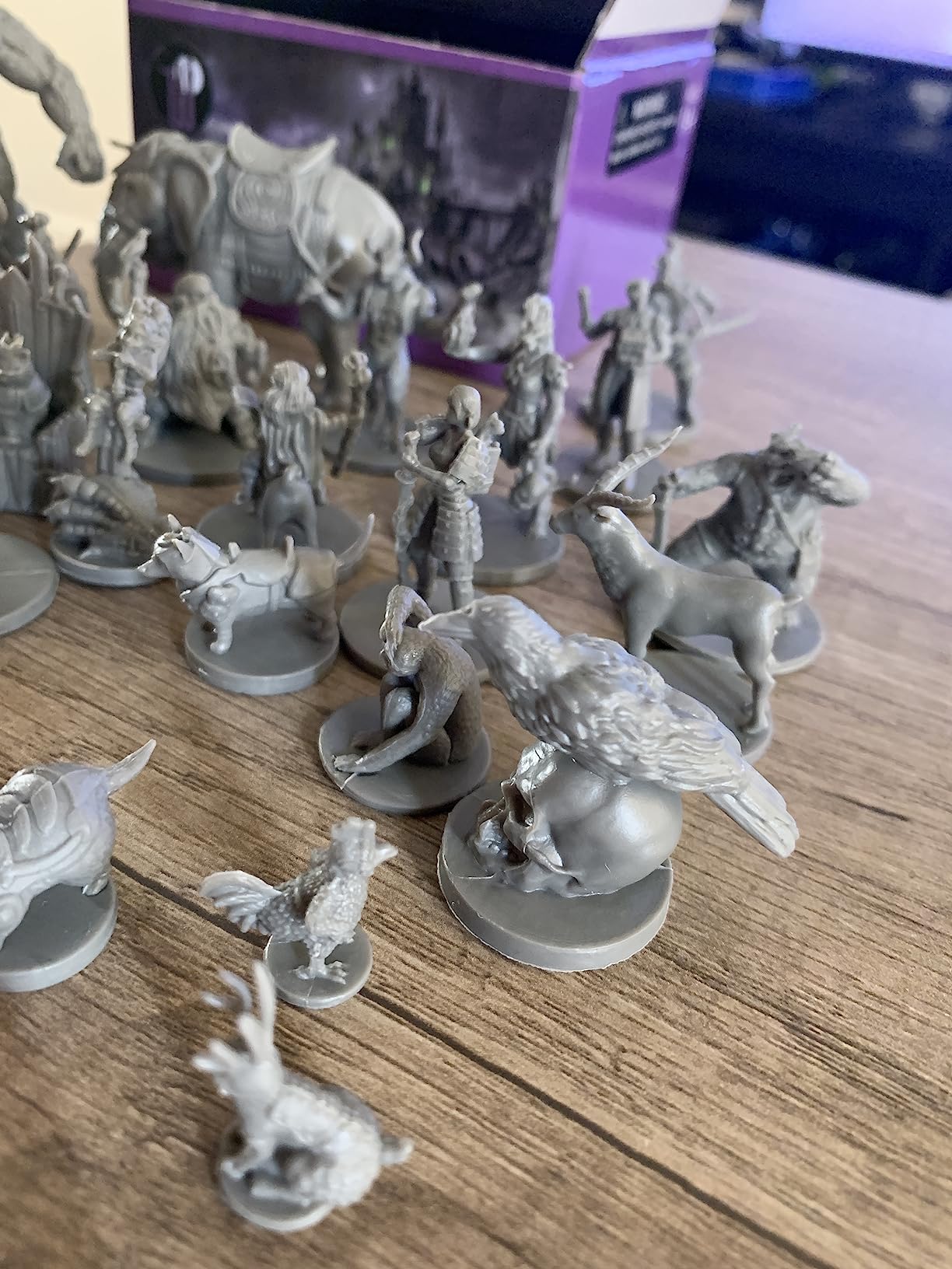 Wildspire Fantasy Heroes, NPC Animal Companions & Troll King I Bulk DND Miniatures 28mm Unpainted for Dungeons Dragons Minis Pathfinder Figures for Tabletop Roleplaying Games for D&D Minis customer photo 2