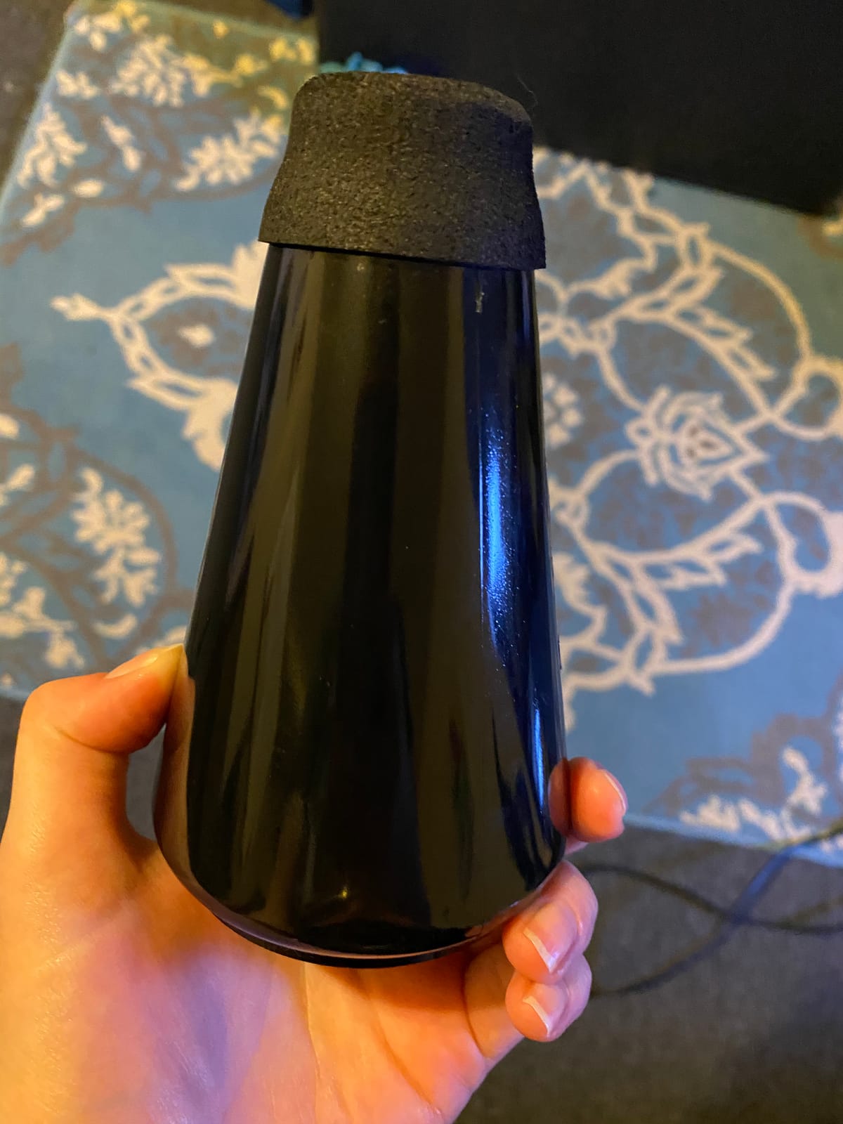 Pampet Lightweight Practice Trumpet Mute Silencer，Trumpet Straight Mute (Black) customer photo 2